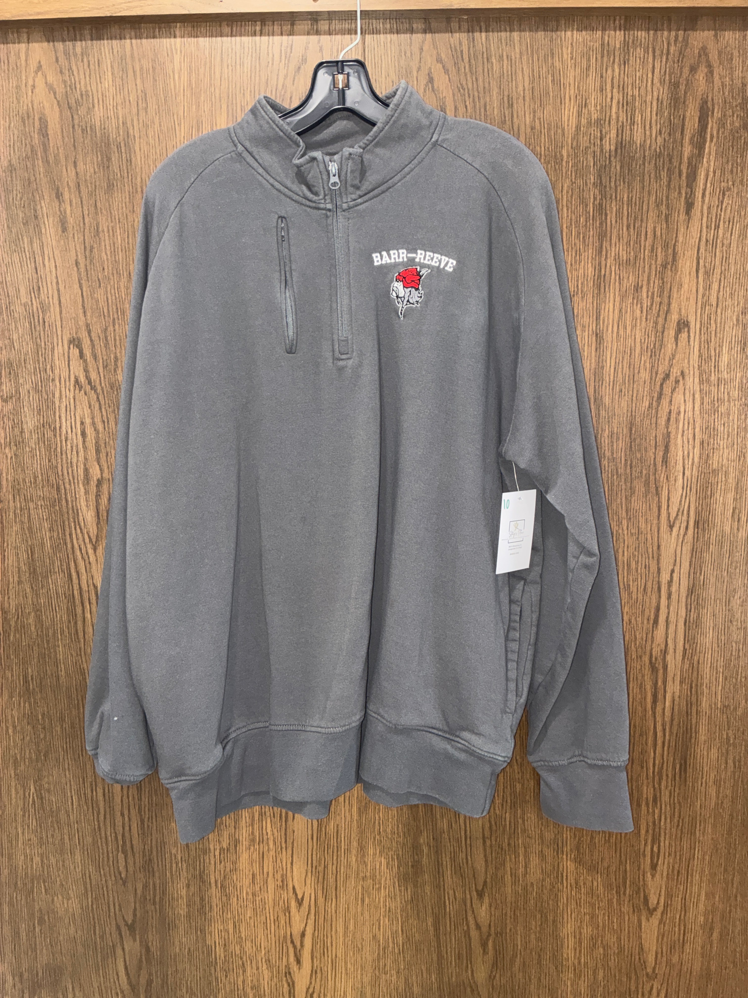 Men’s Barr-Reeve Quarter Zip Sweatshirt Size XXL