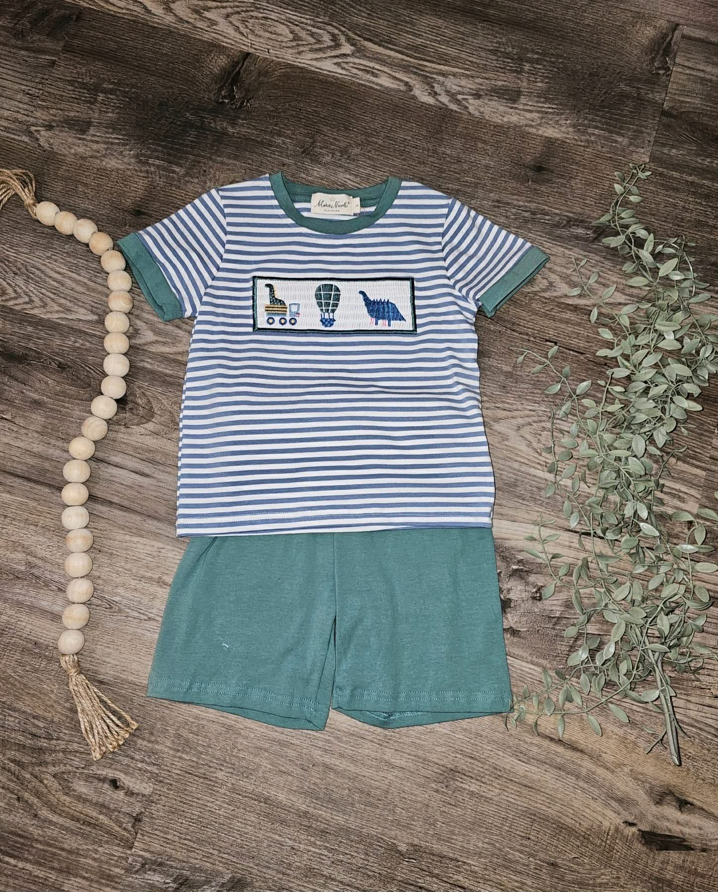 NWT Boutique Marie Nicole 2pc Dino Set ~ Size 3