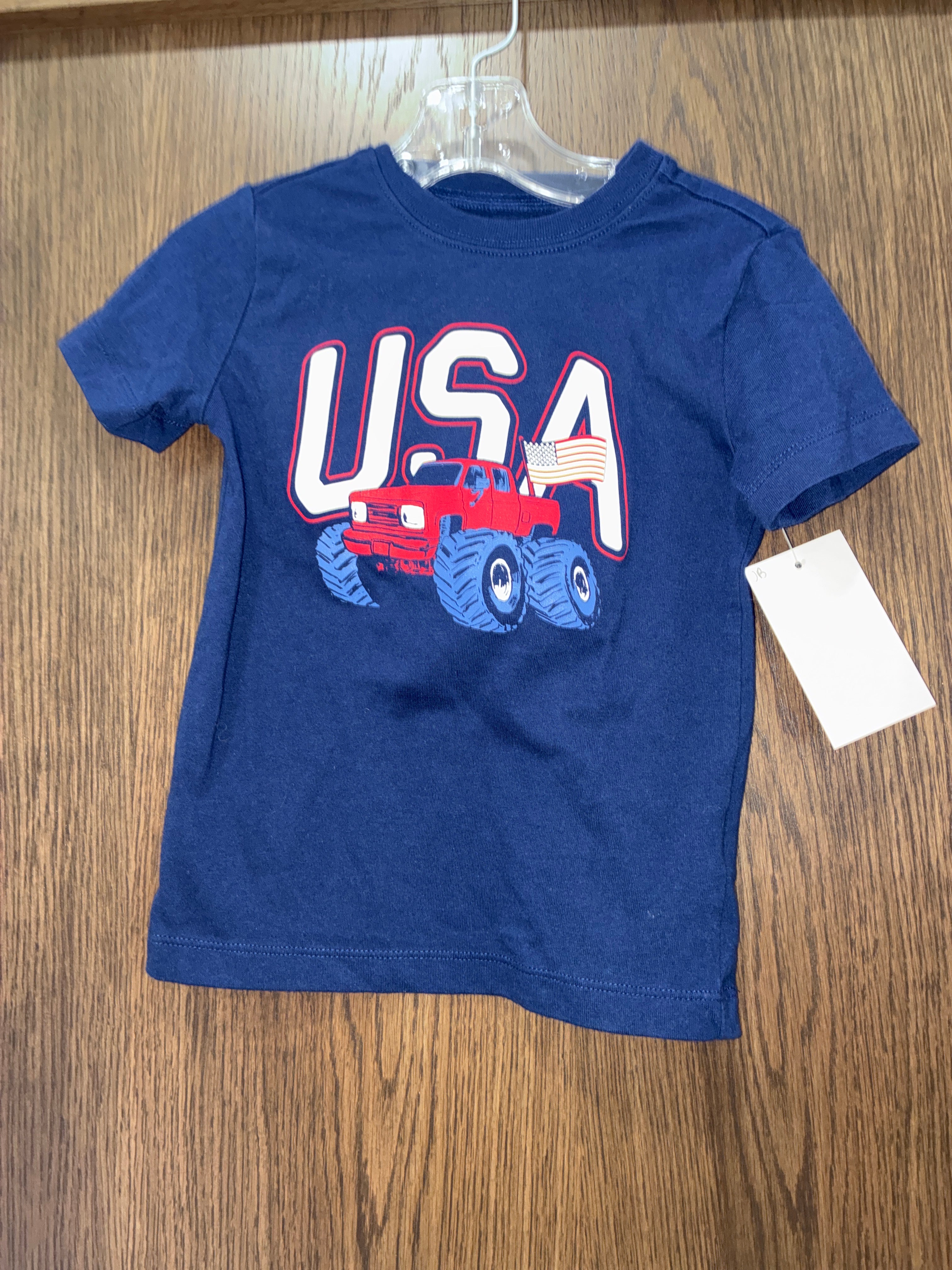 Boys Carters USA Short Sleeve T-Shirt size 2T