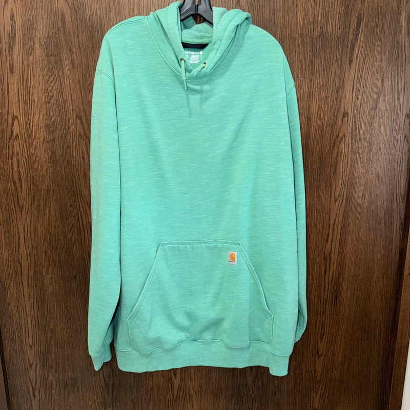 Carhartt Men’s Hoodie Hooded Sweatshirt XXL Loose Tall
