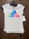 Girls adidas short sleeve size 6