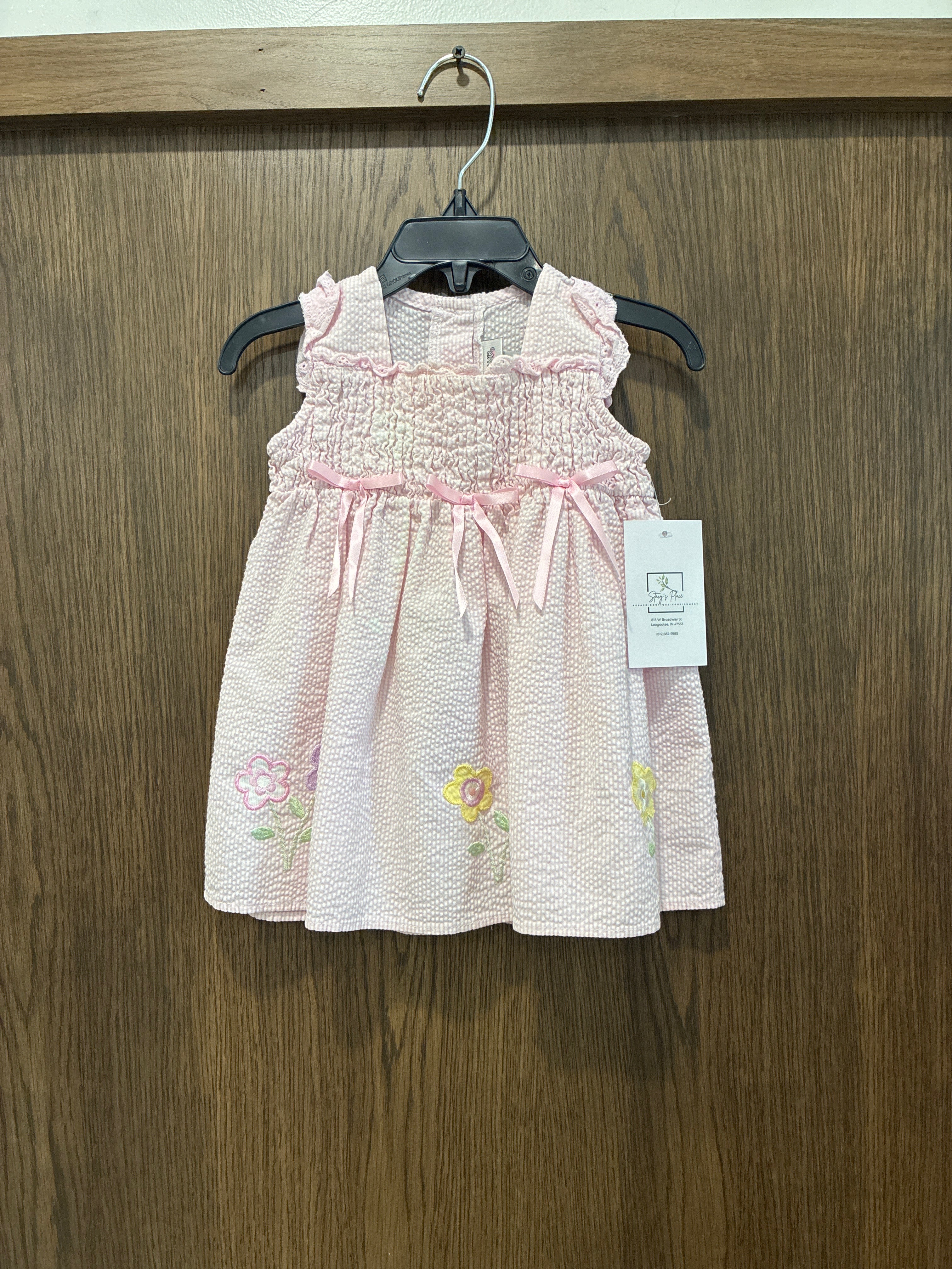 Vintage Girl's  Younglads Gingham Dress 18 months