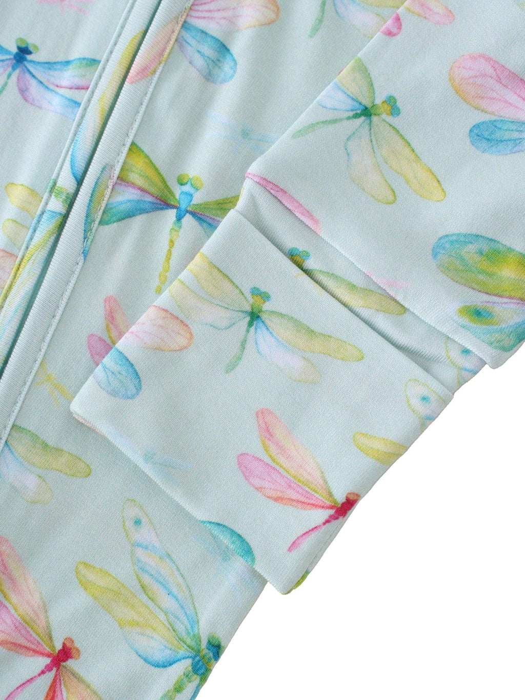PoshTOT Dragonfly Bamboo Baby Convertible Zippy Romper: 3-6M