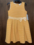 Janie and Jack yellow striped dress size 5