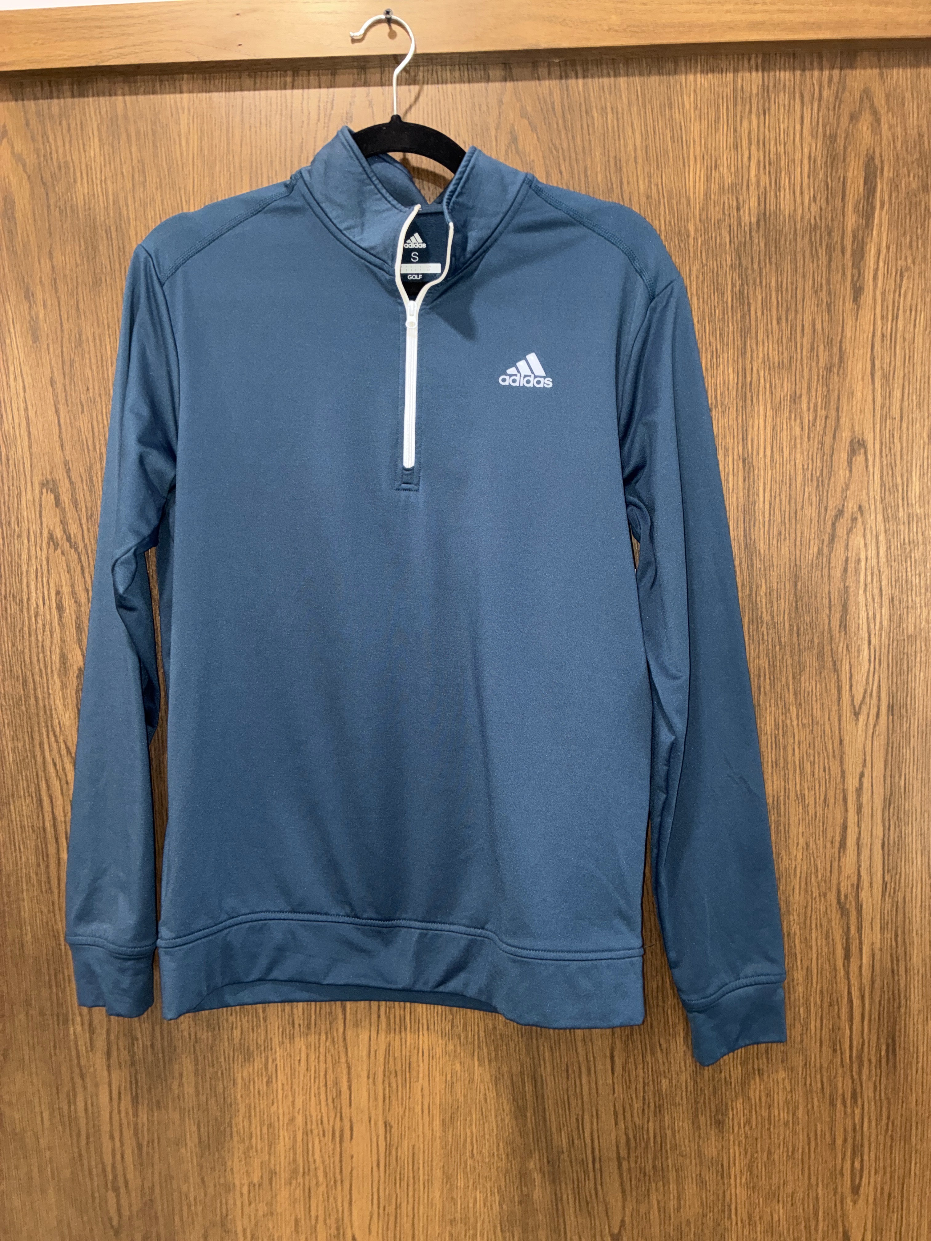 Men’s Adidas Golf Quarter Zip Long Sleeve Shirt Size Small