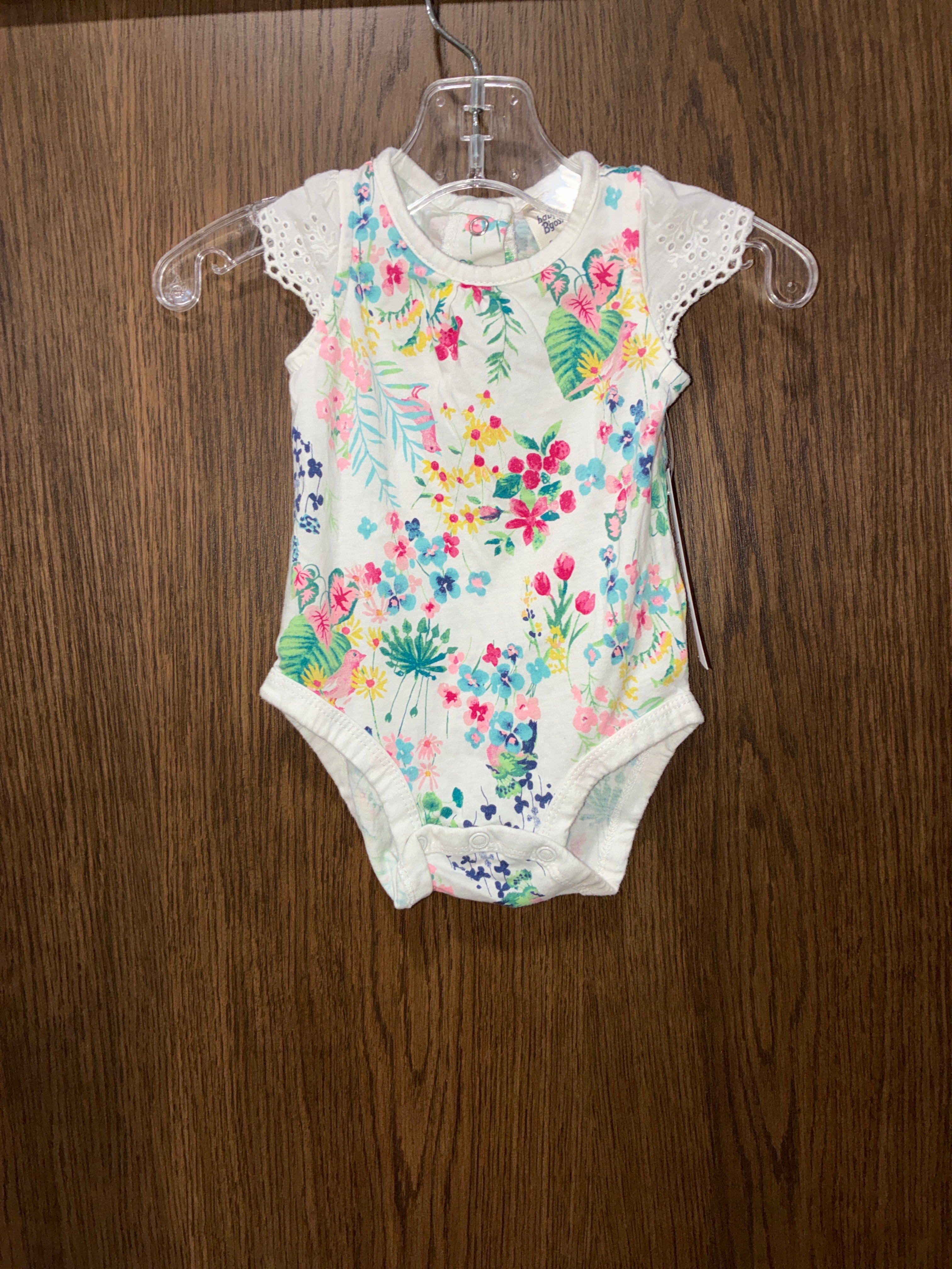 Baby B’Gosh floral onesie size 0-3M