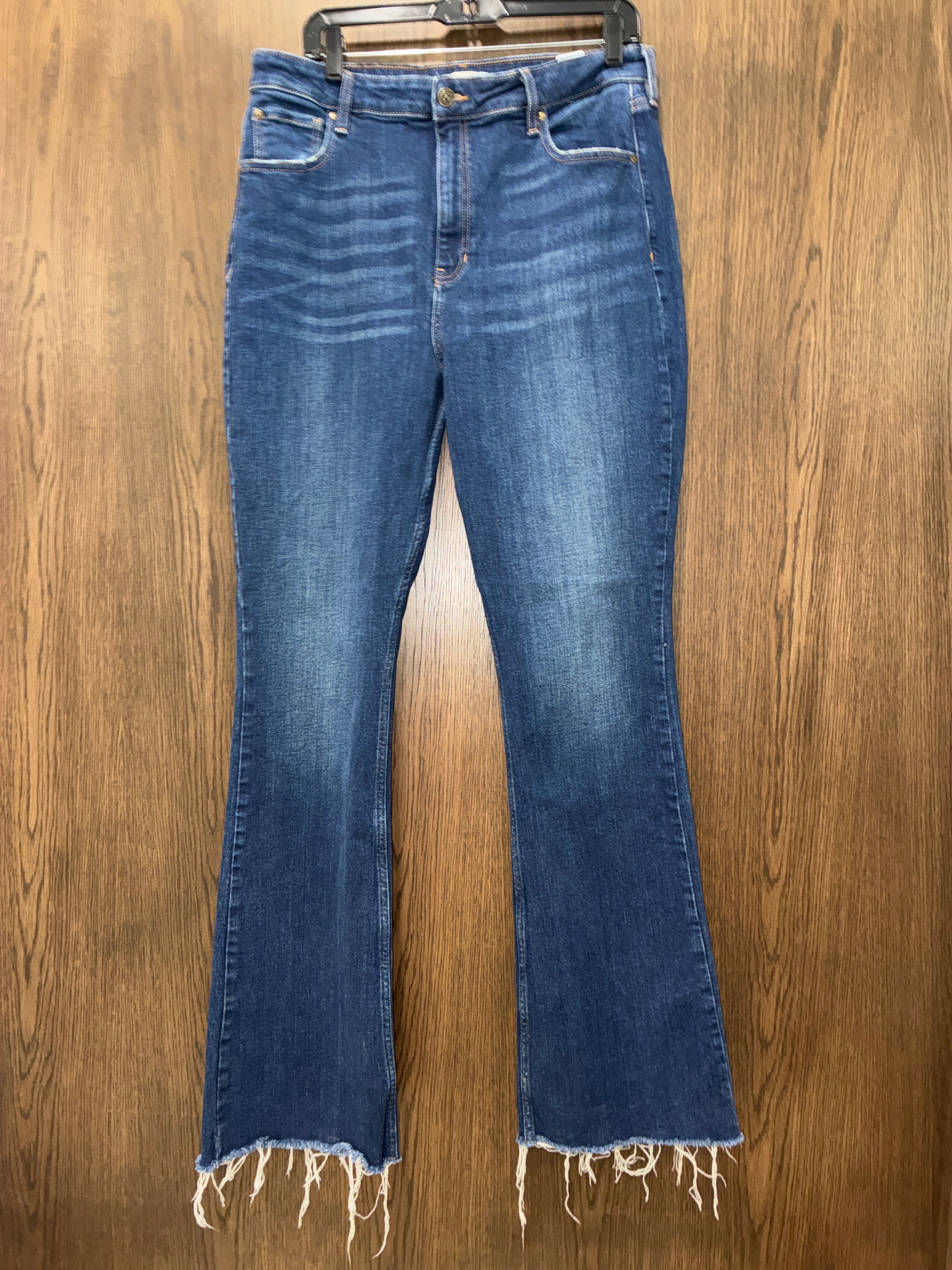 Cleo + Wolf High Rise Raw Hem Bootcut Jeans Size 33