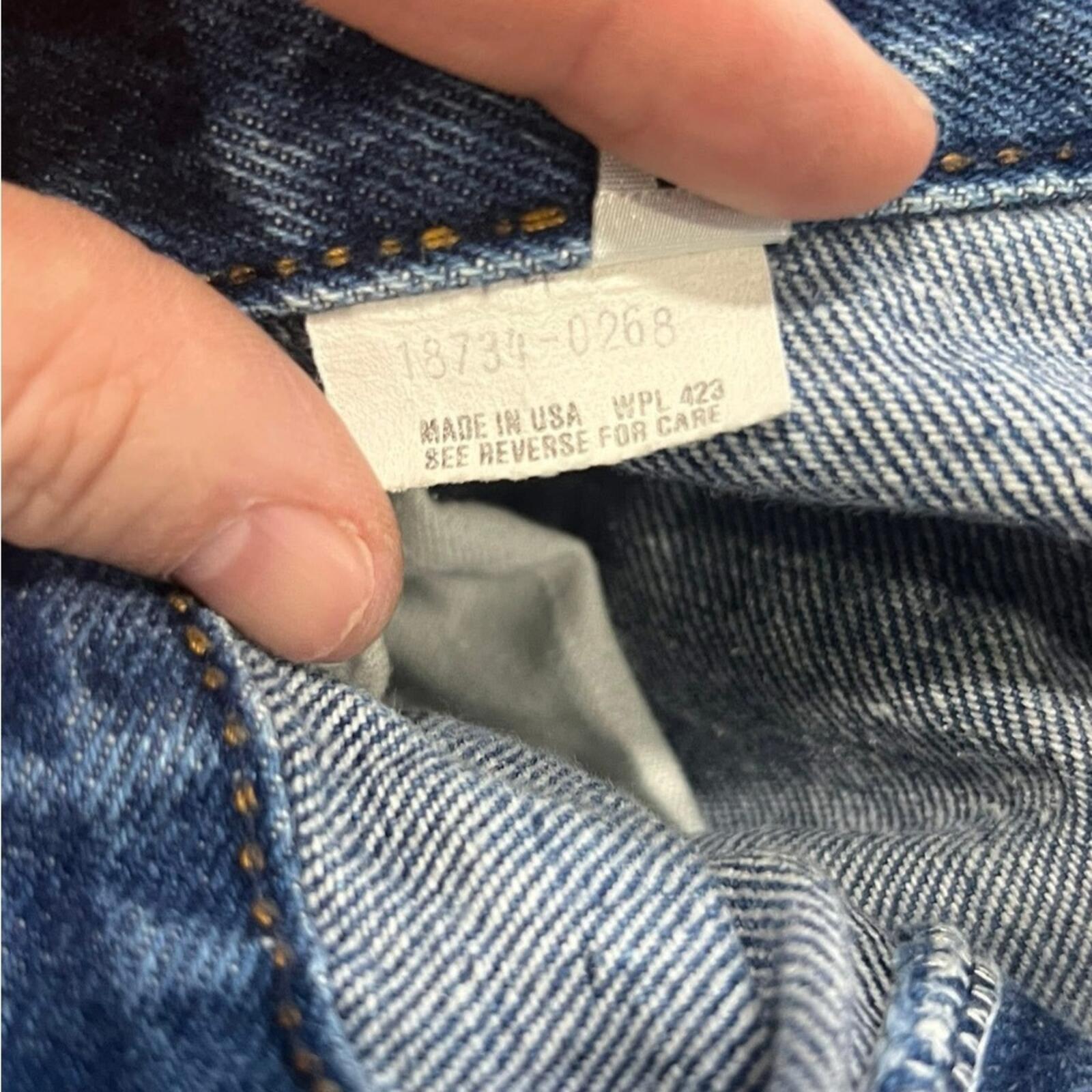 1968 Vintage White Label Levi’s Jeans Size 14