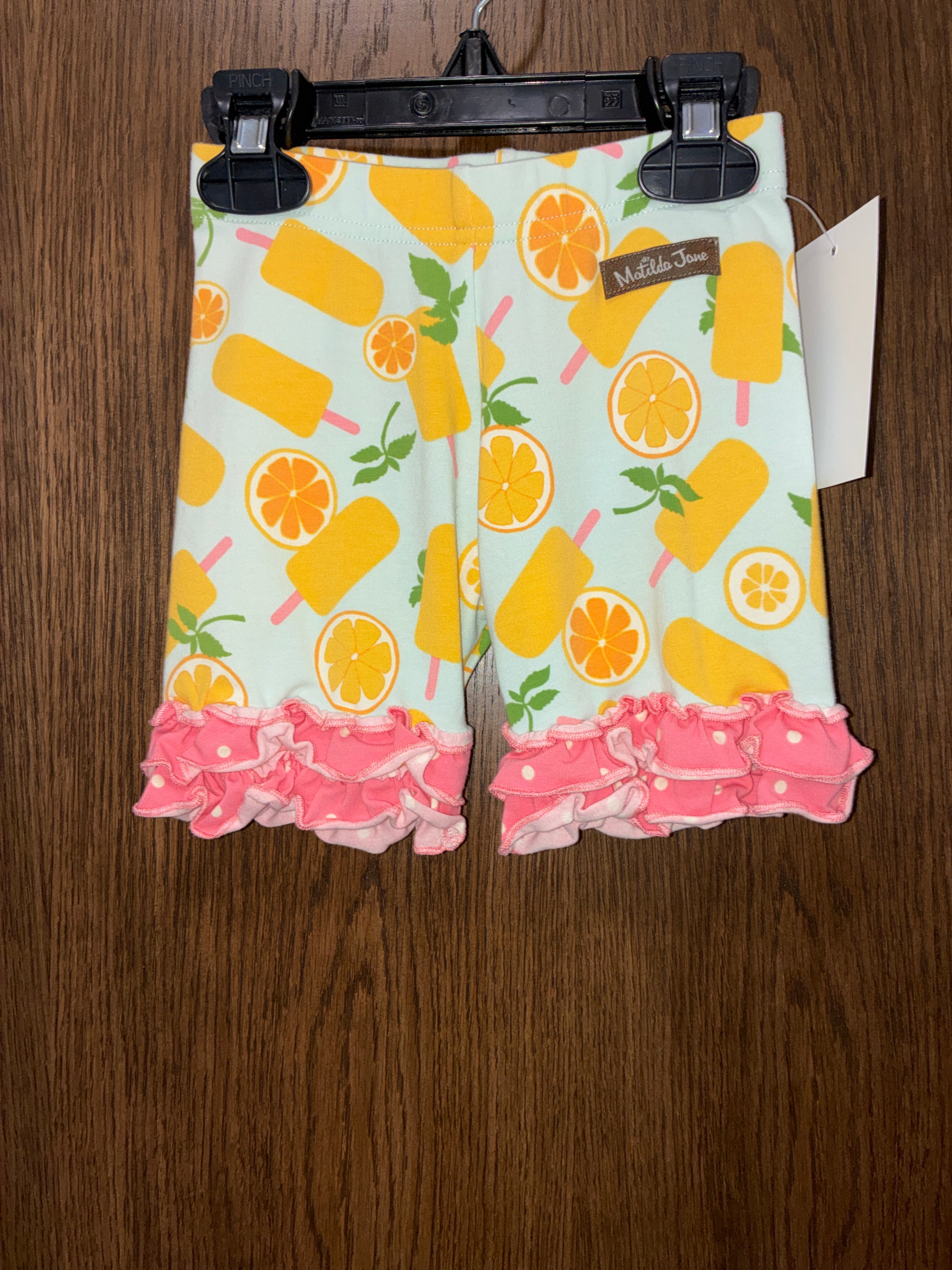 Girls Matilda Jane Orange Creamsicle Pants Size 4