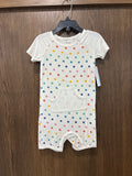 Kyte Baby Spring Polka Dots Shorall Romper 4T Play