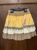 Girls mustard pie skirt size 6