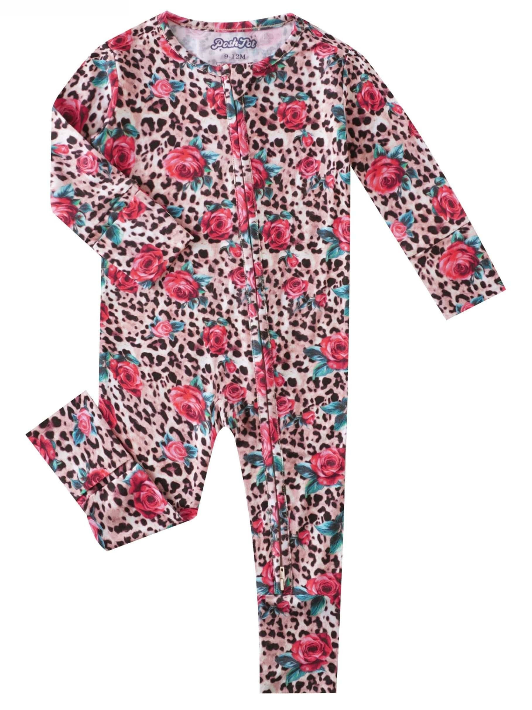 PoshTOT Colorful Stars Bamboo Baby Convertible Zippy Romper: Star / 3-6M
