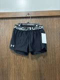 Girls Under Armour Play Up Shorts Youth Small YSM 7/8 Like New