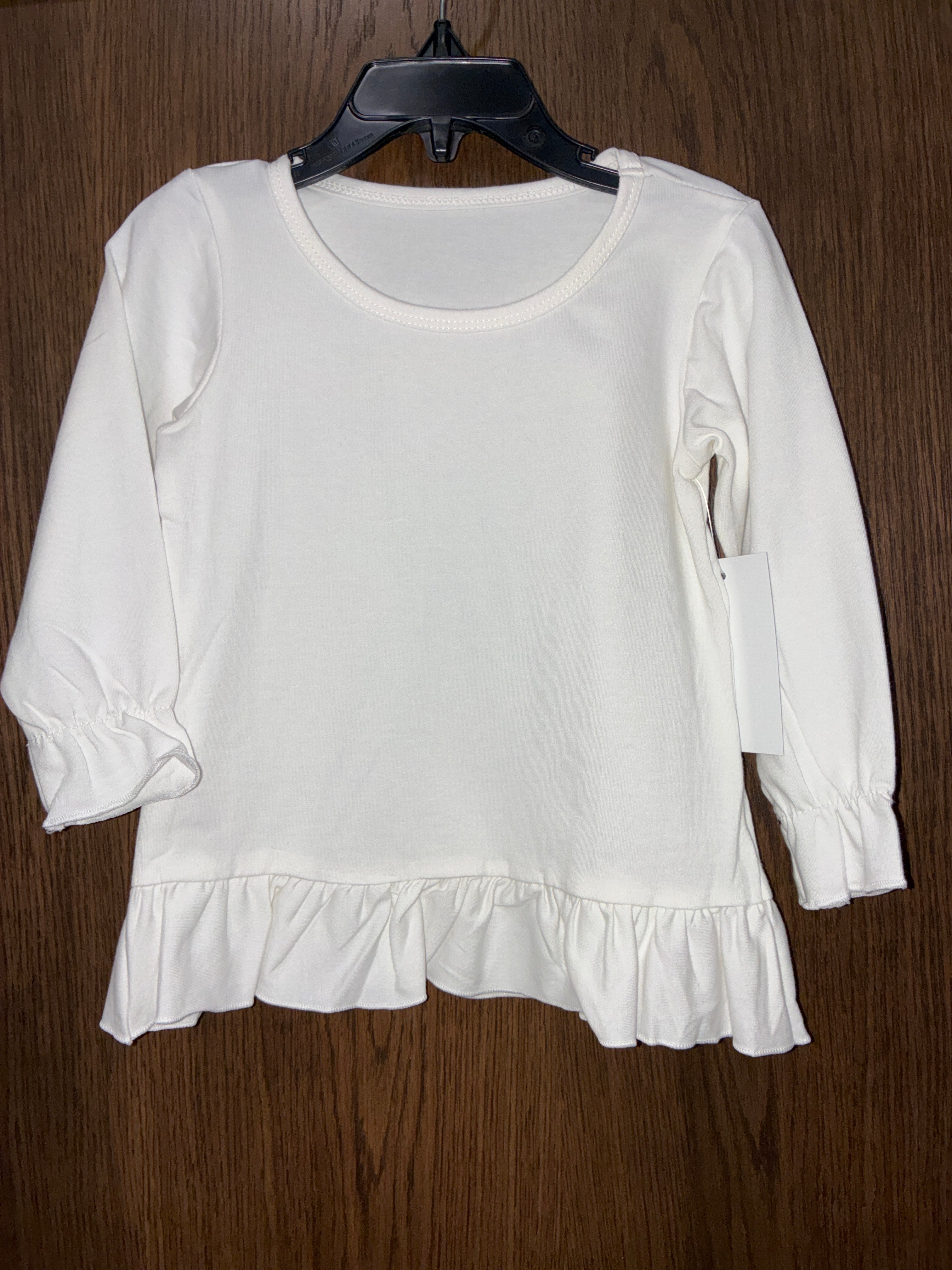 Girls Boutique Ruffle Bottom Top Size 3T