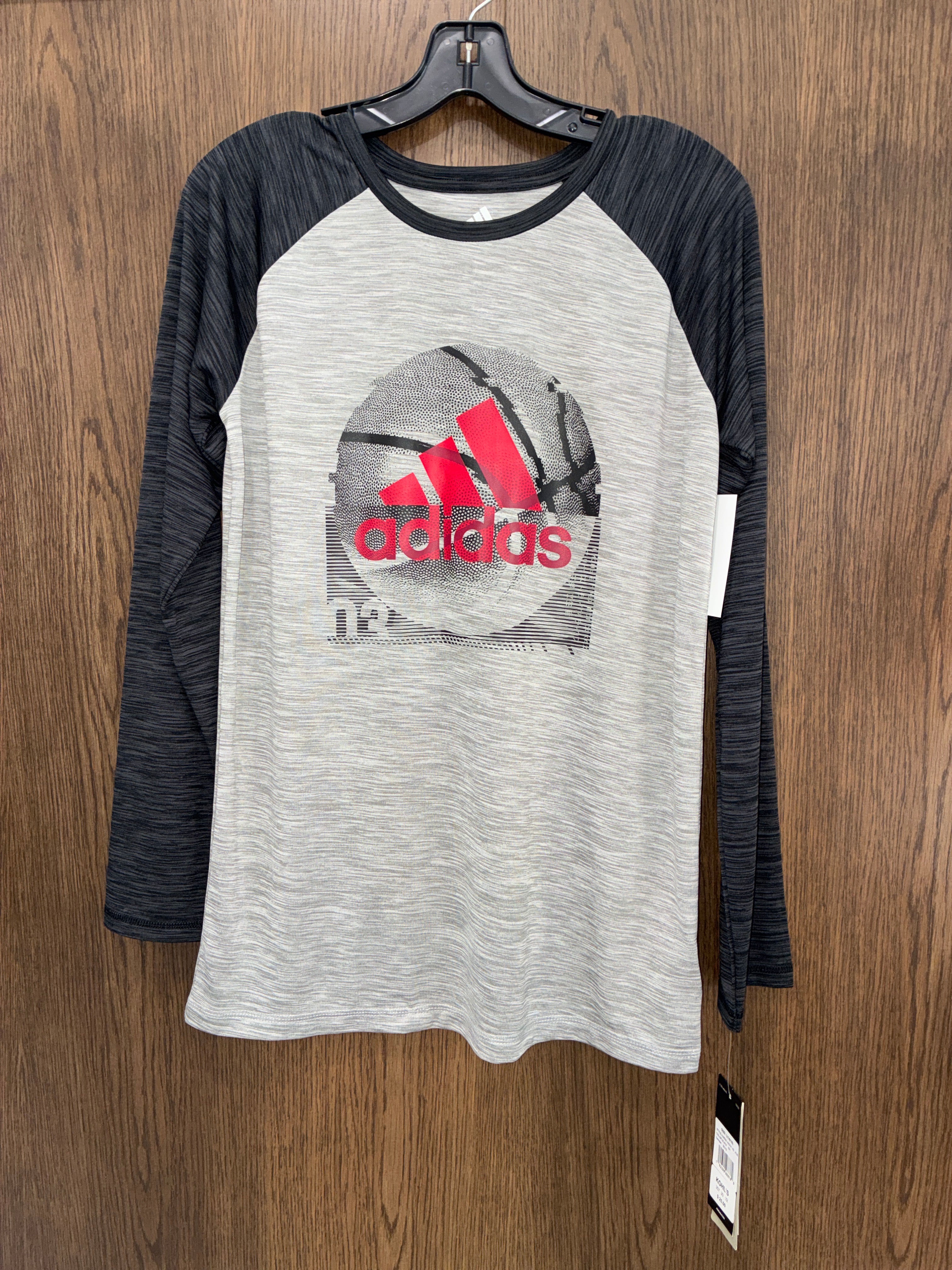 Boys Adidas NWT Long Sleeve Shirt size Youth XL 14/16