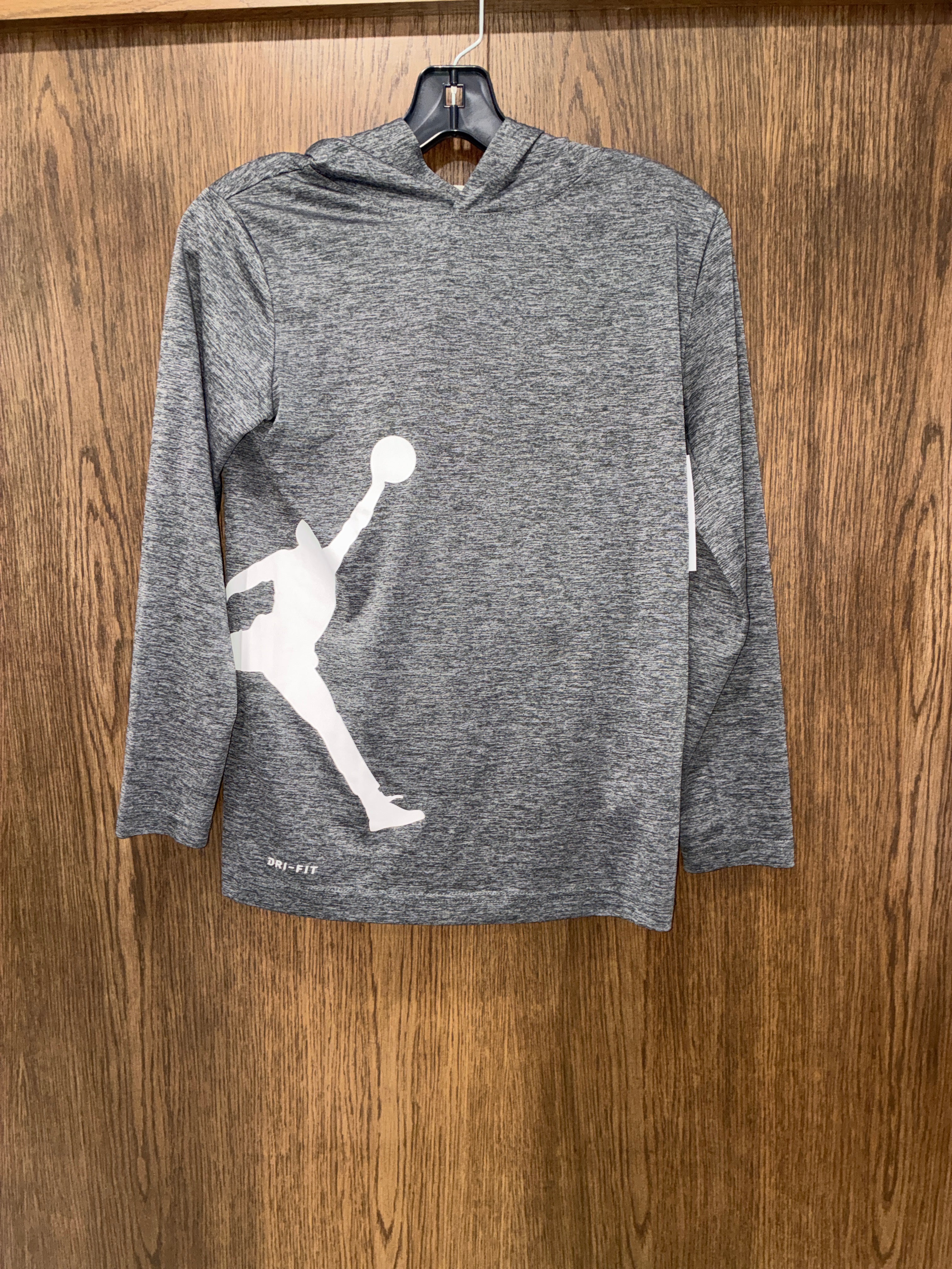 Boy’s Jordan Long Sleeve Hooded Shirt size Youth Medium