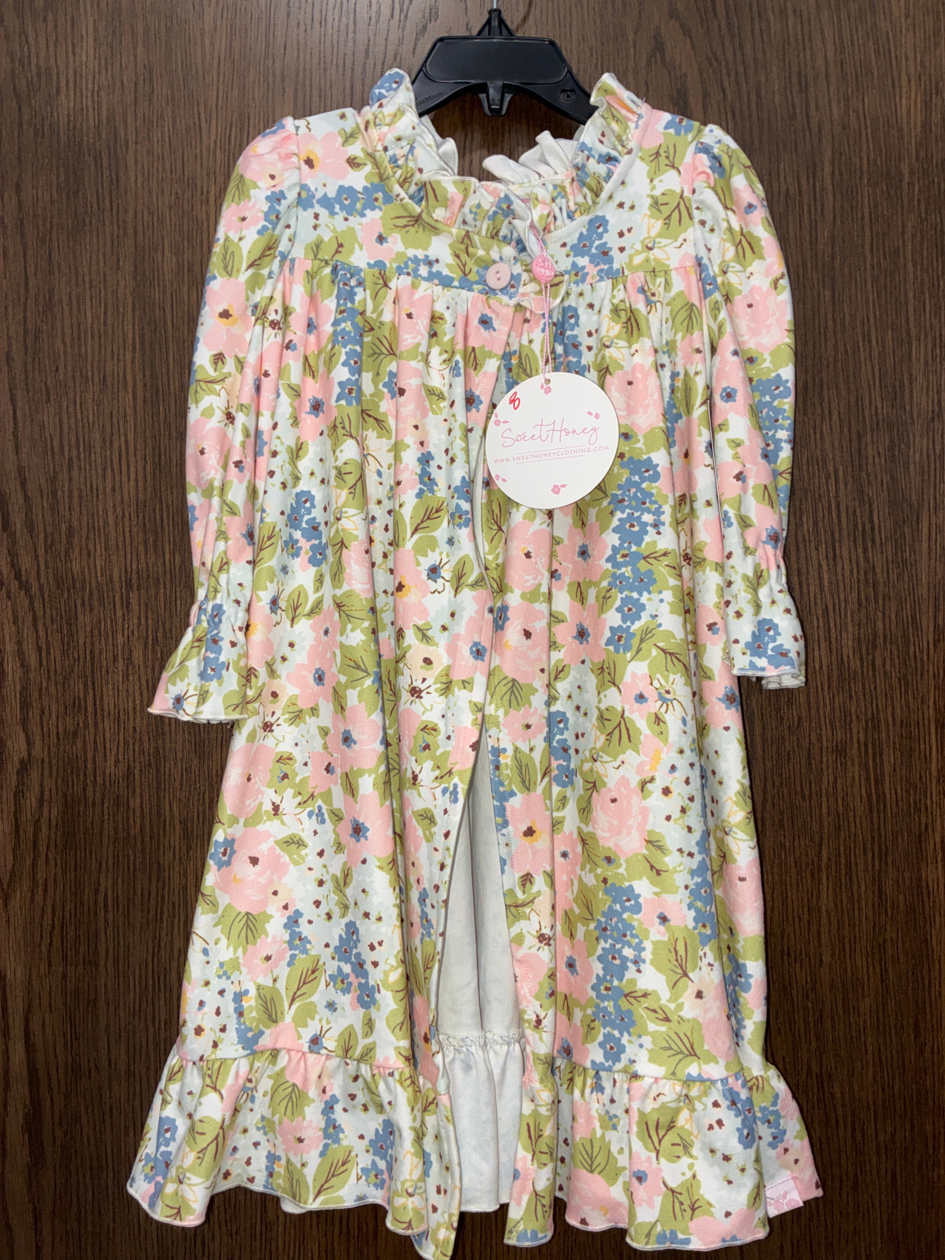 Sweet Honey Girls Pajama Robe Size 12 Months NWT