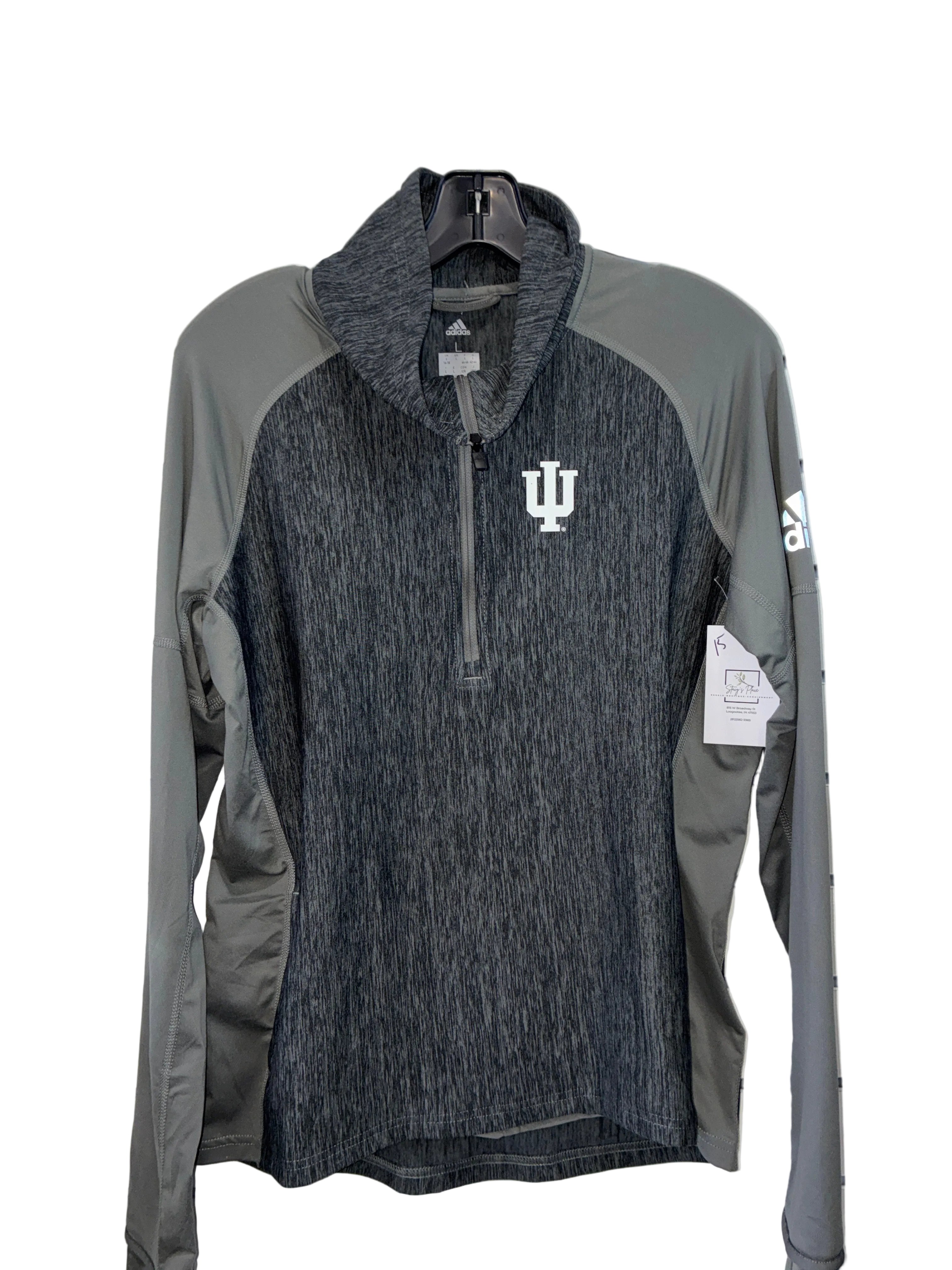 Women’s Adidas IU Indiana 1/4 Zip Size M Medium