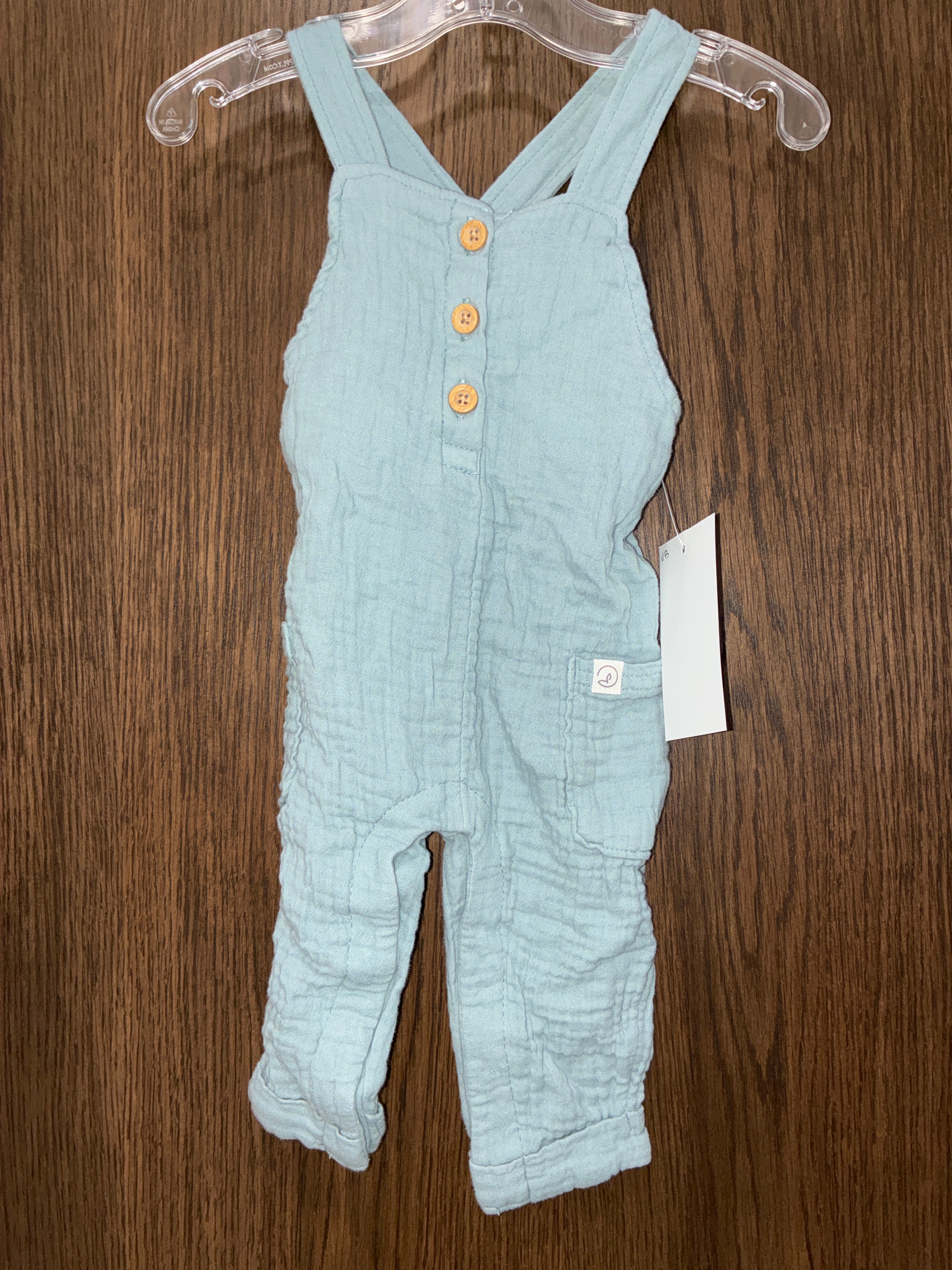 Carters Lnen Overalls Size 6 Months