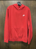 Nike Hooded Sweatshirt, Red ~ Size Large
