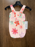 Girls Floral Romper Size 6-9 Months
