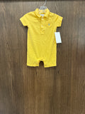 Polo Ralph Lauren Baby Boys Cotton Mesh Polo Shortall Romper Size 9 Months EUC