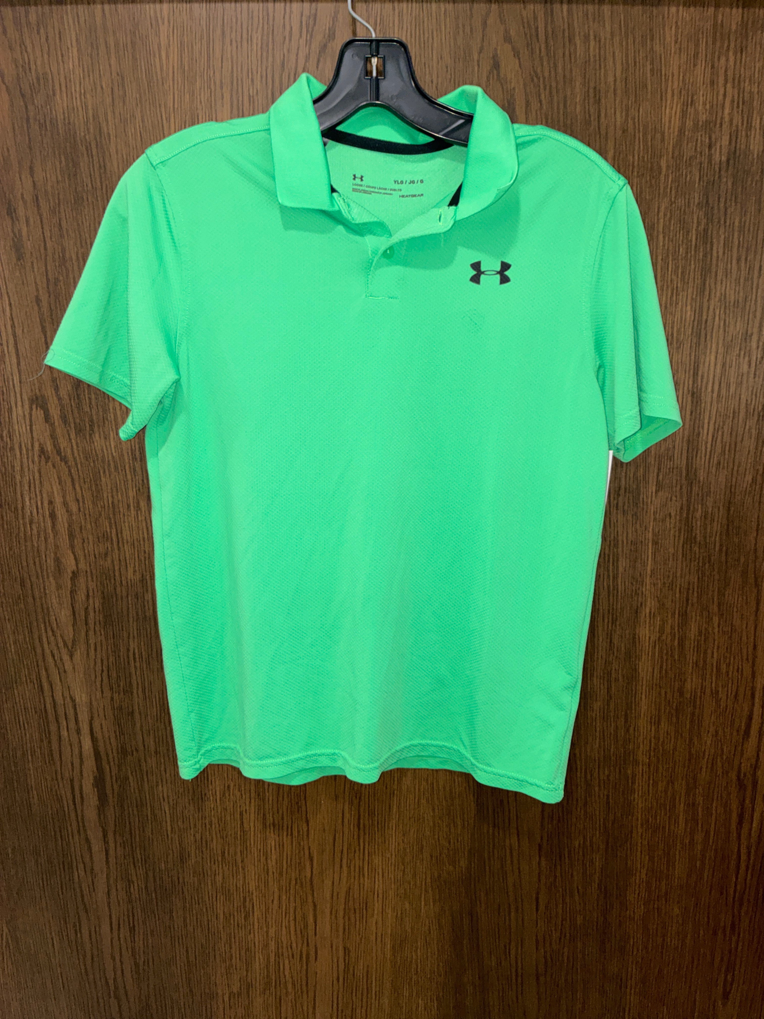 Boys Under Armout Golf Polo Youth Large YL 12/14