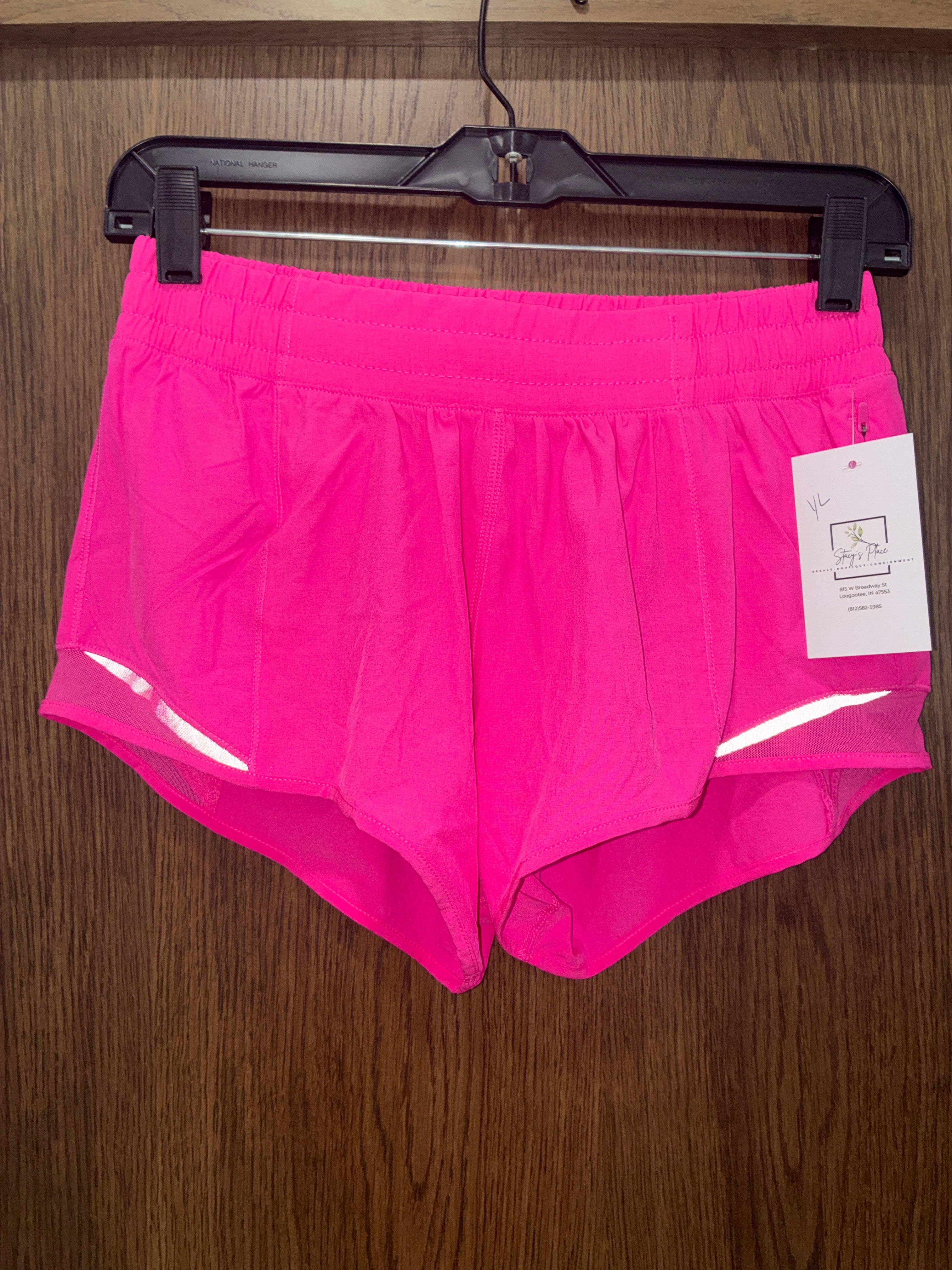 Girls LULU Dupe Shorts Lined Size Youth Large YL 12/14