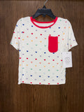 Girls Kyte Baby Bamboo Short Sleeve Shirt Size 4T