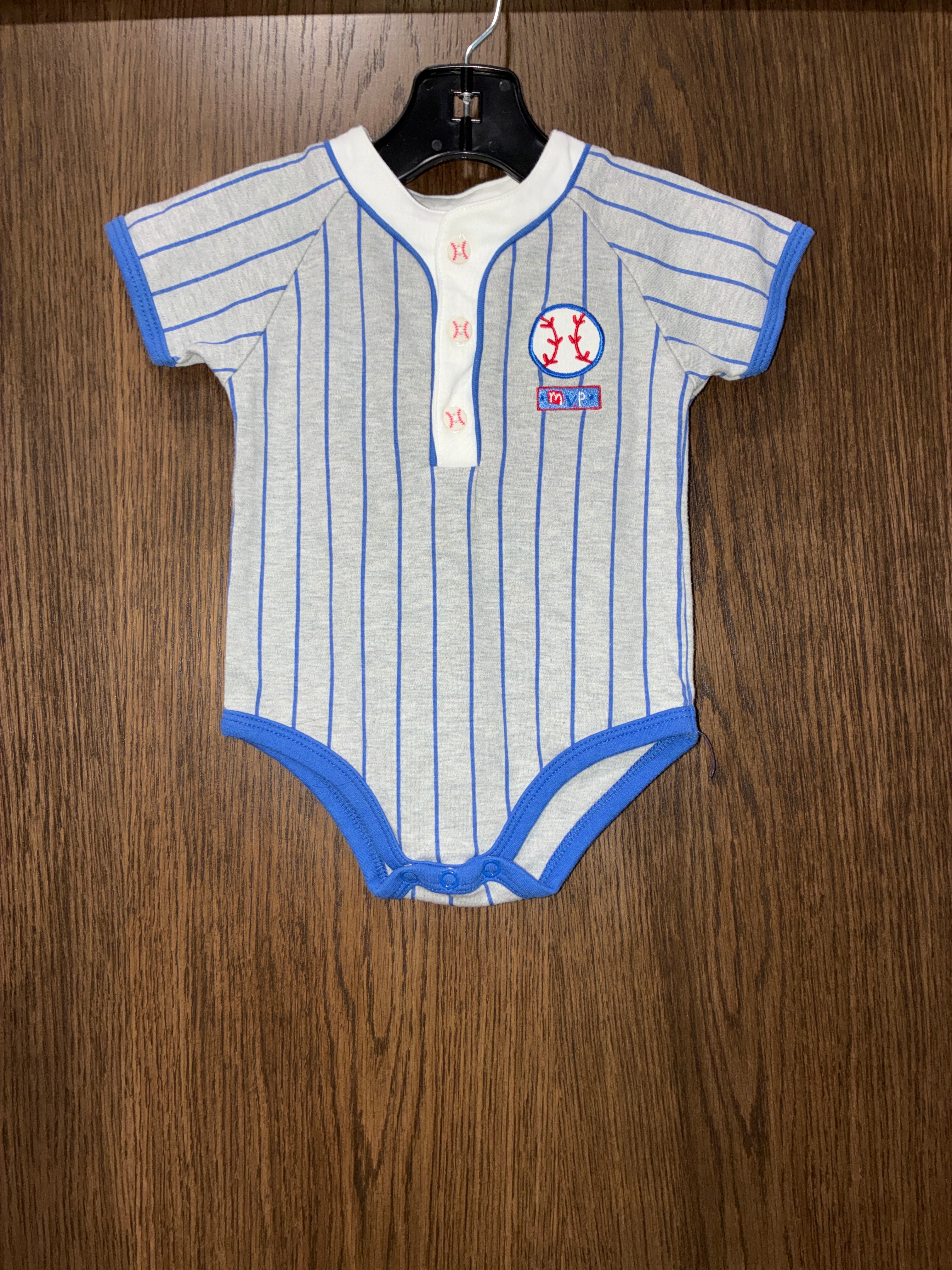 Carters Baseball MVP Onesie Size 0-6 Months