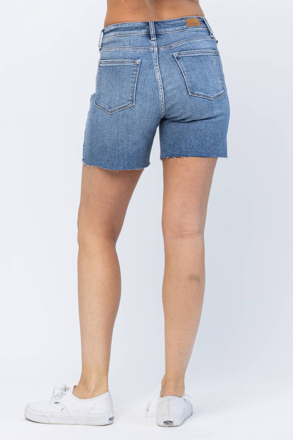 Judy Blue Hi-Waist Embroidered Pocket Cutoffs Shorts XL