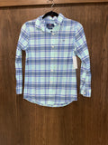 Boy’s Vineyard Vines Long Sleeve Button Up Shirt Size Youth Medium