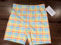 Rugged Butts Boys Gingham Classic Swim Trunks Size 5
