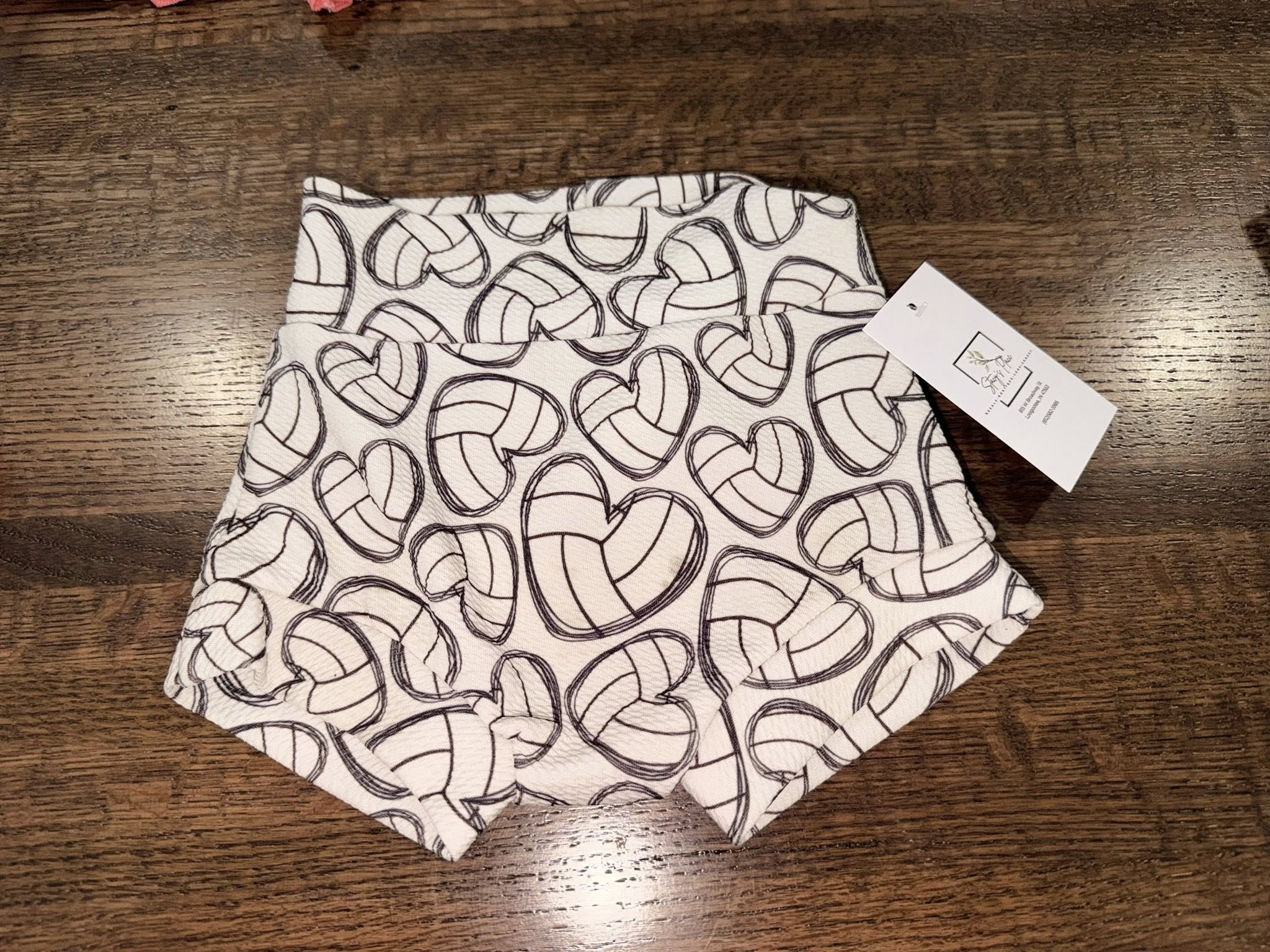 Bummies Handmade Volleyball Hearts 18-24mos 2T