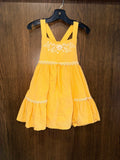 Mustard Embroidered Dress Size 3T