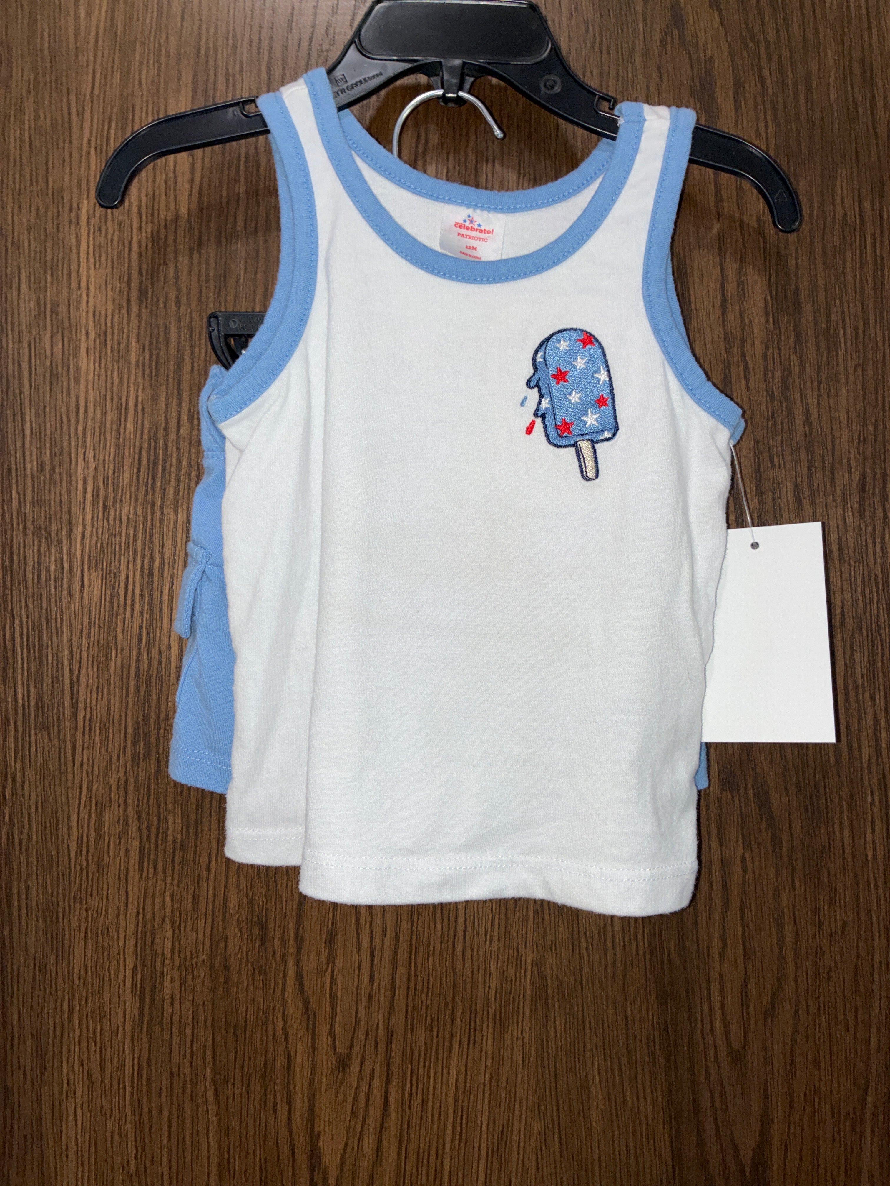 Kids Red, White, and Blue Popsicle Set Size 12 Months