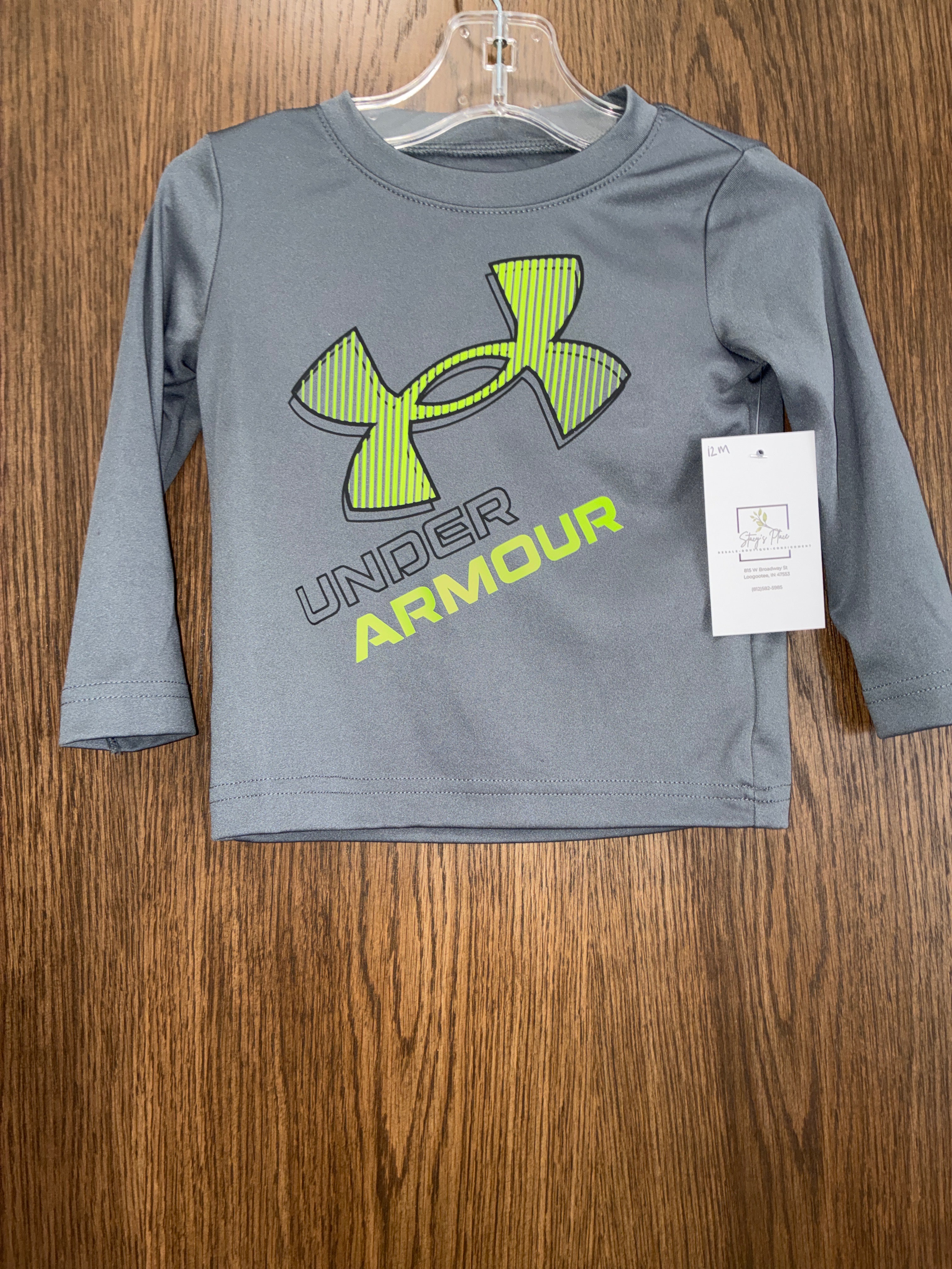 Boys under Armour long sleeve size 12M