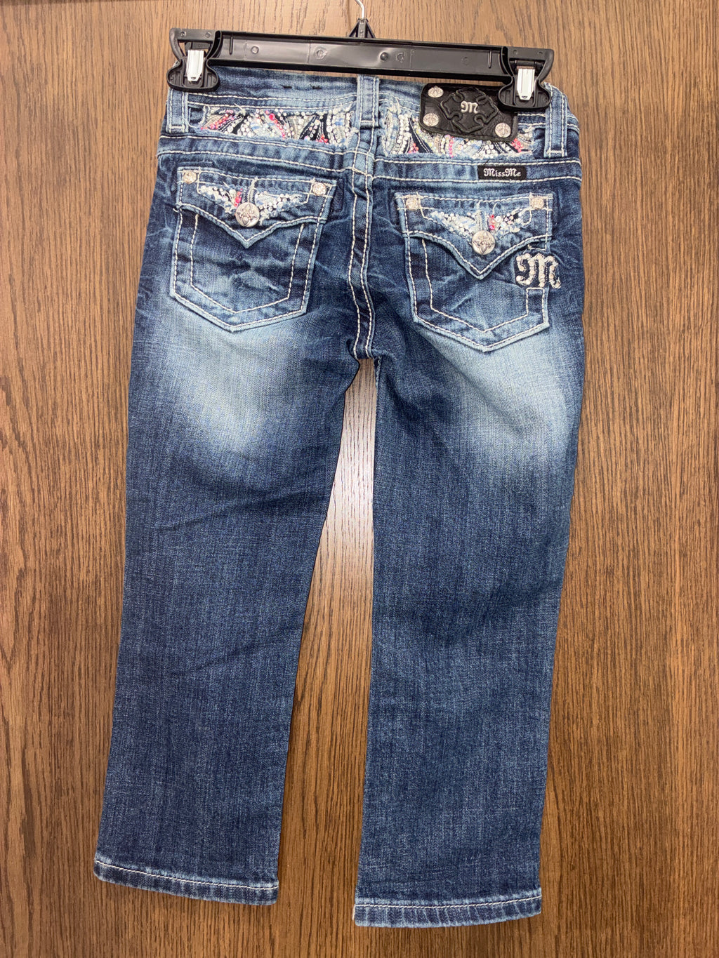 Girls Miss Me Cropped Jeans size 10