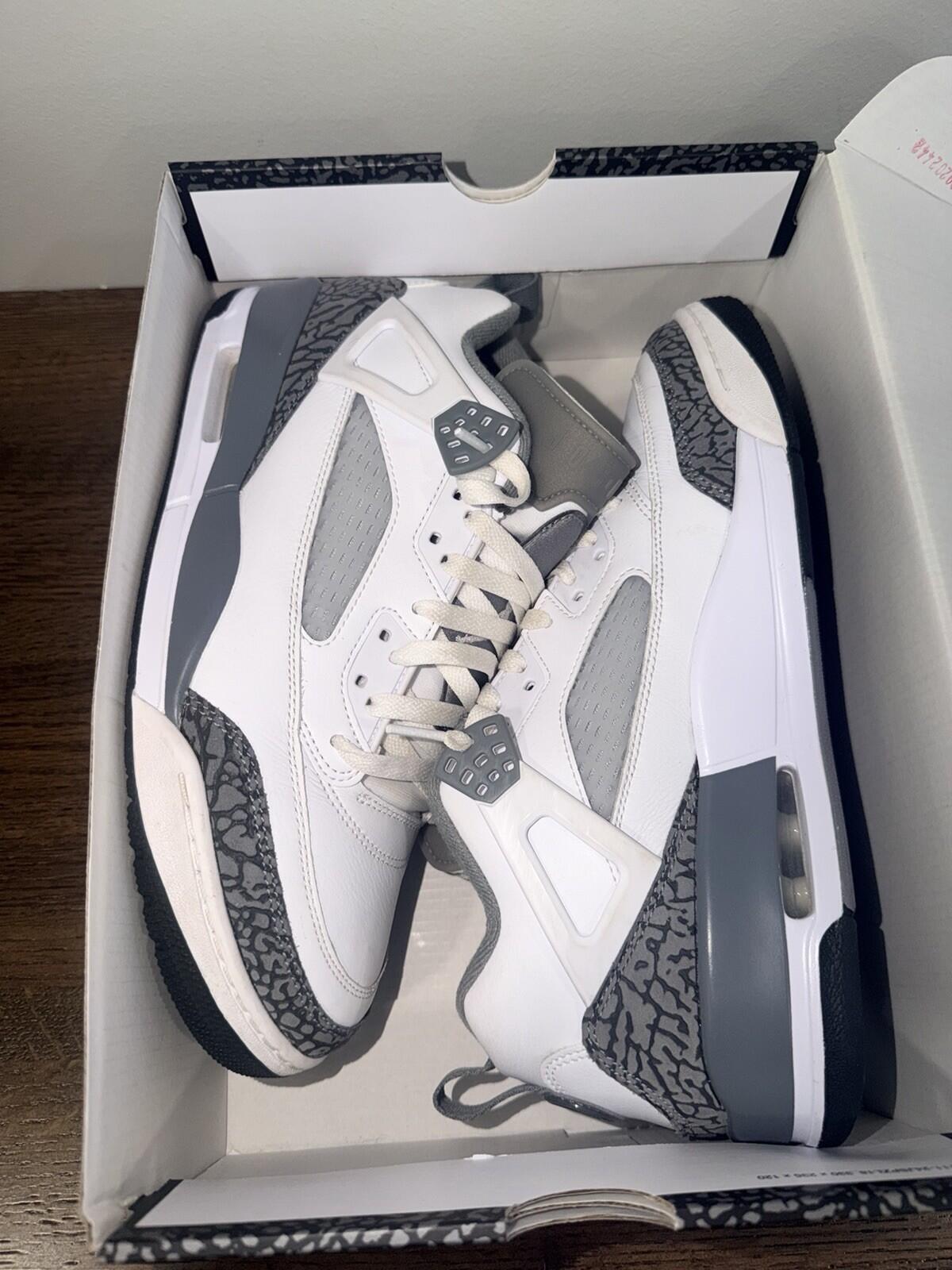 Nike Jordan Spizike Low White/Anthracite/Wolf Gray Size 10 Men's FQ1759-102