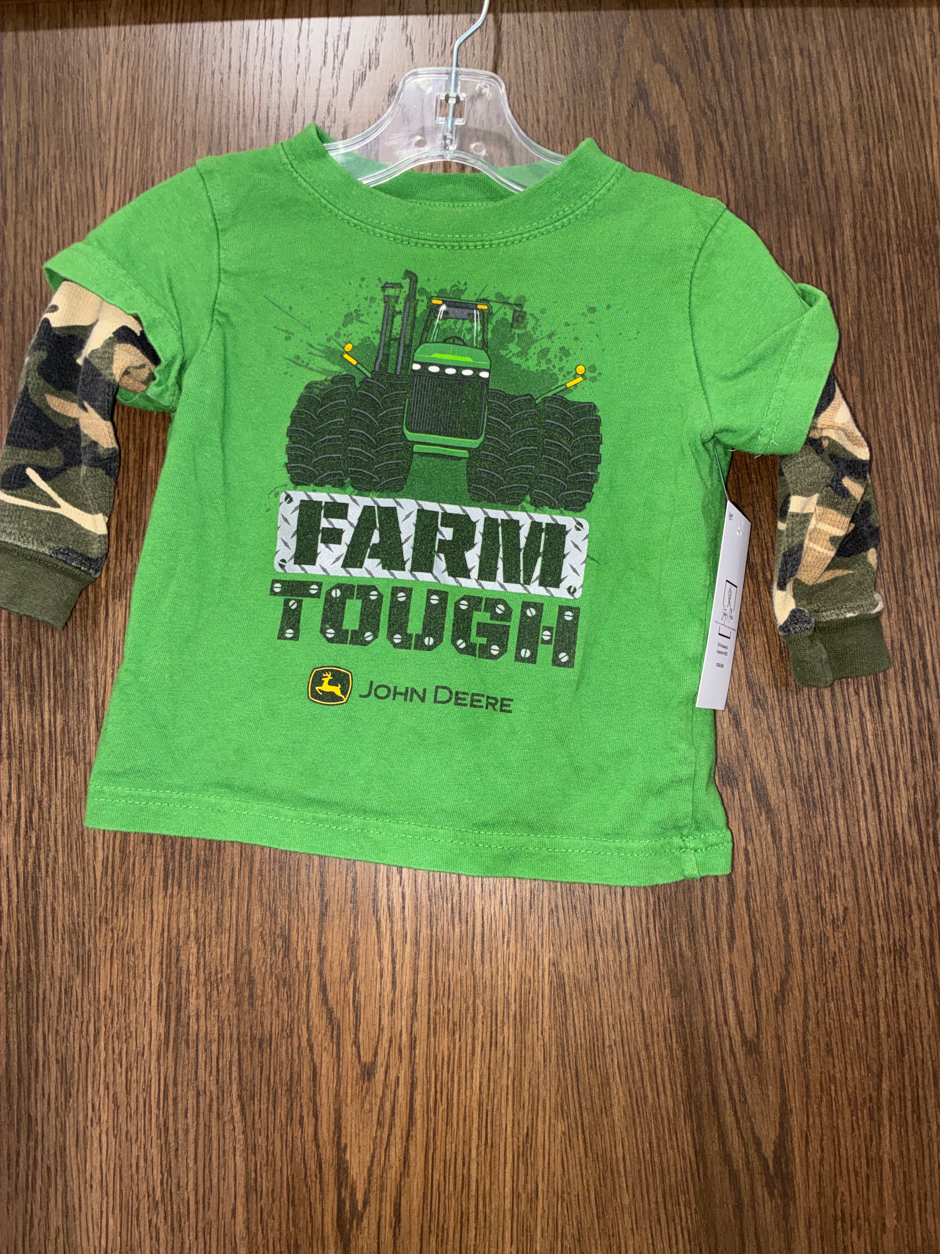 Boys John Deere long sleeve size 18M