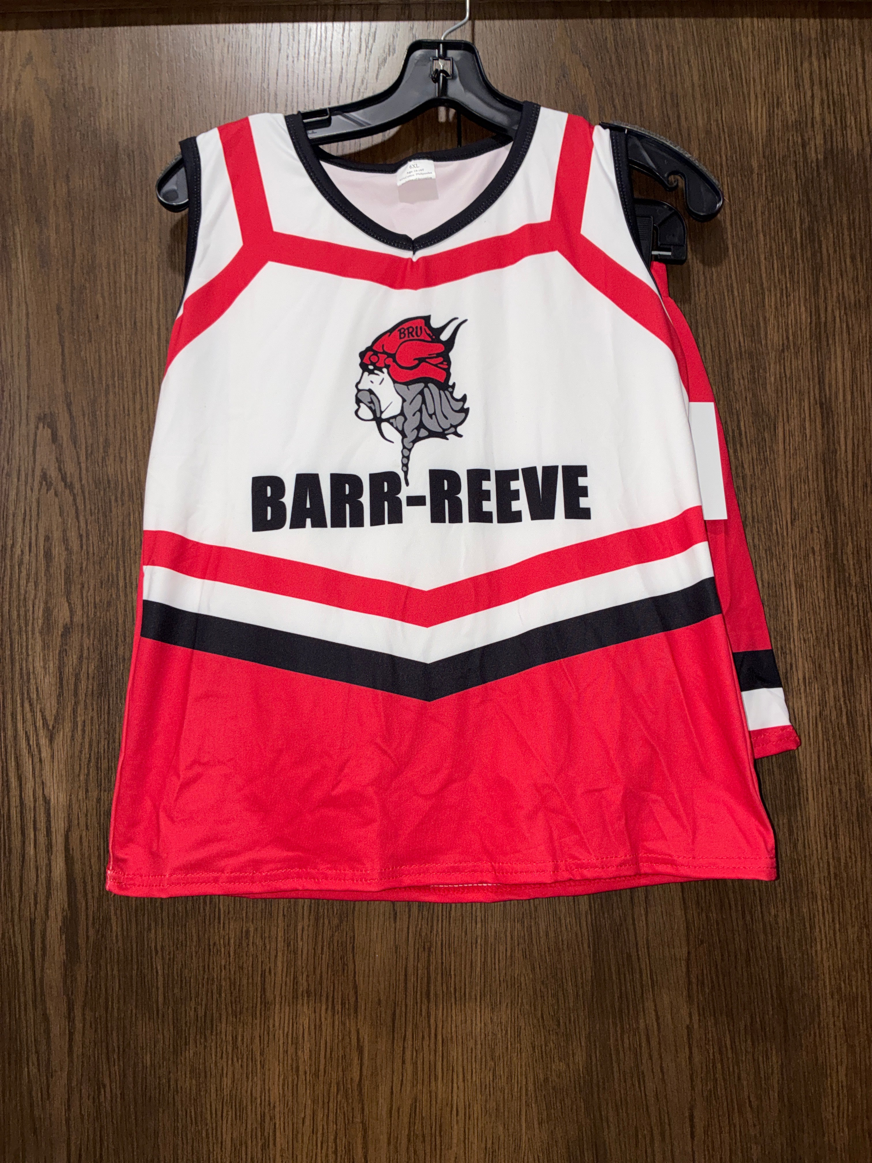 Girls Barr Reeve Vikings Cheer Uniform Size 14-16