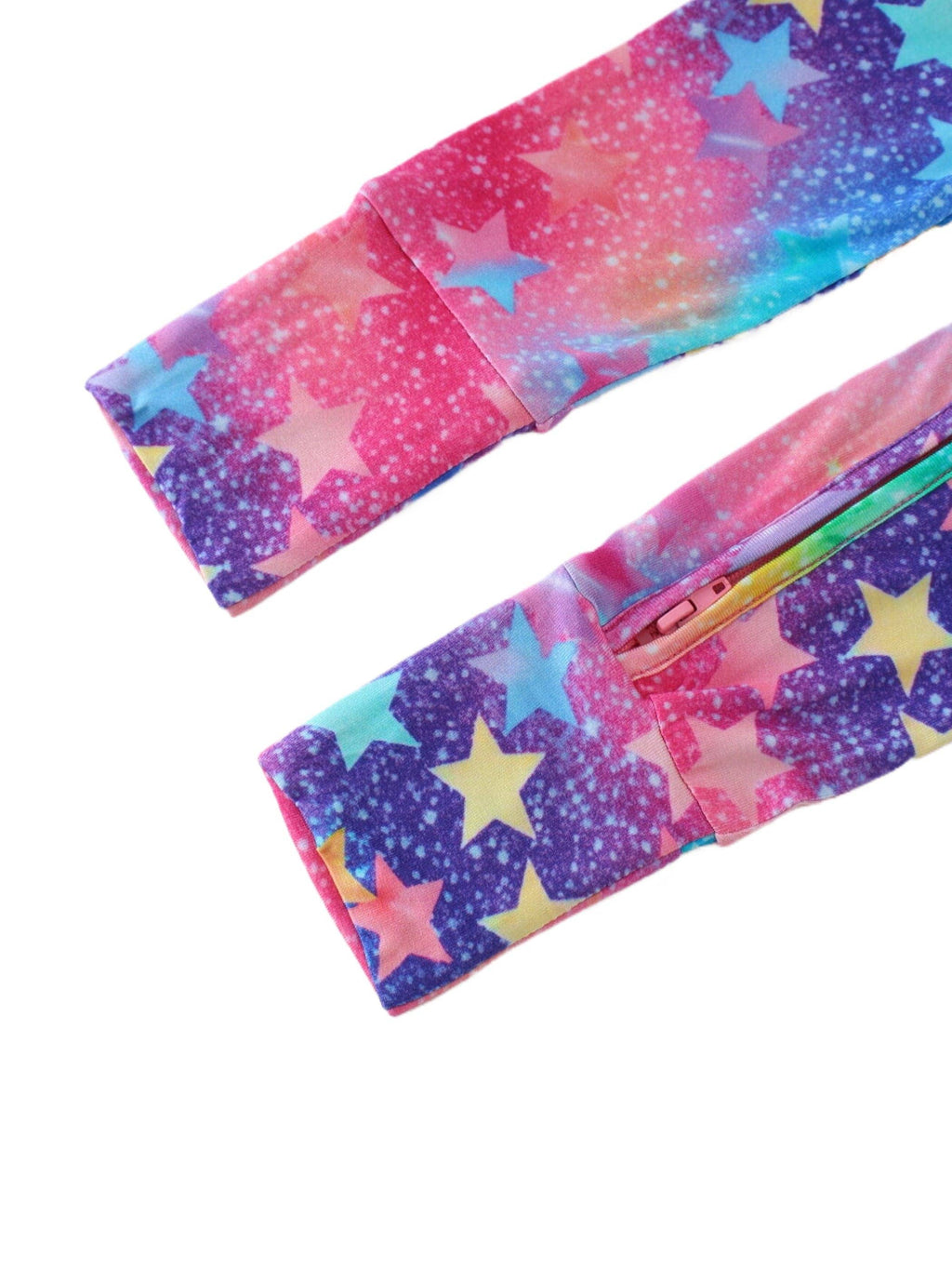 PoshTOT Colorful Stars Bamboo Baby Convertible Zippy Romper: Star / 3-6M