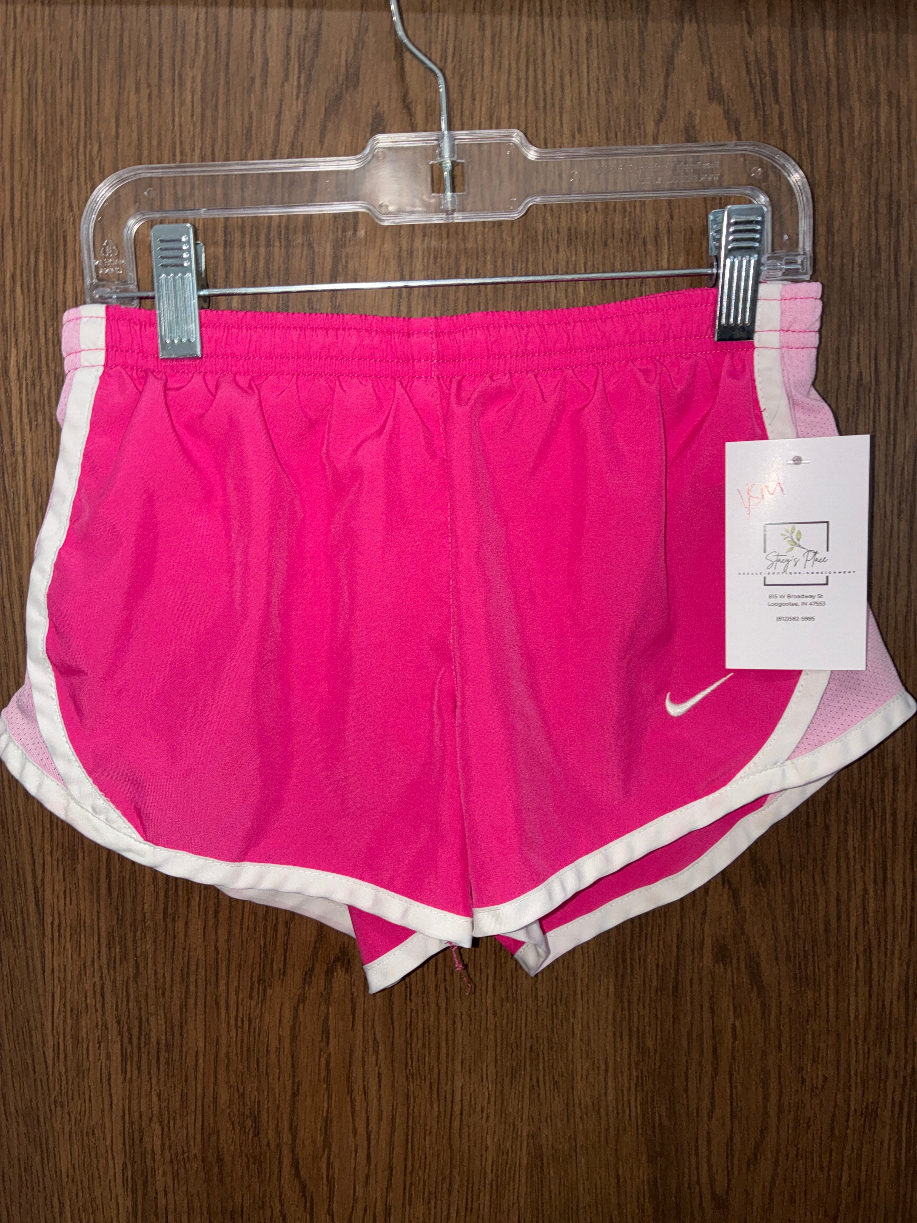 Girls Nike Shorts Lined Size Youth Small YSM 7/8