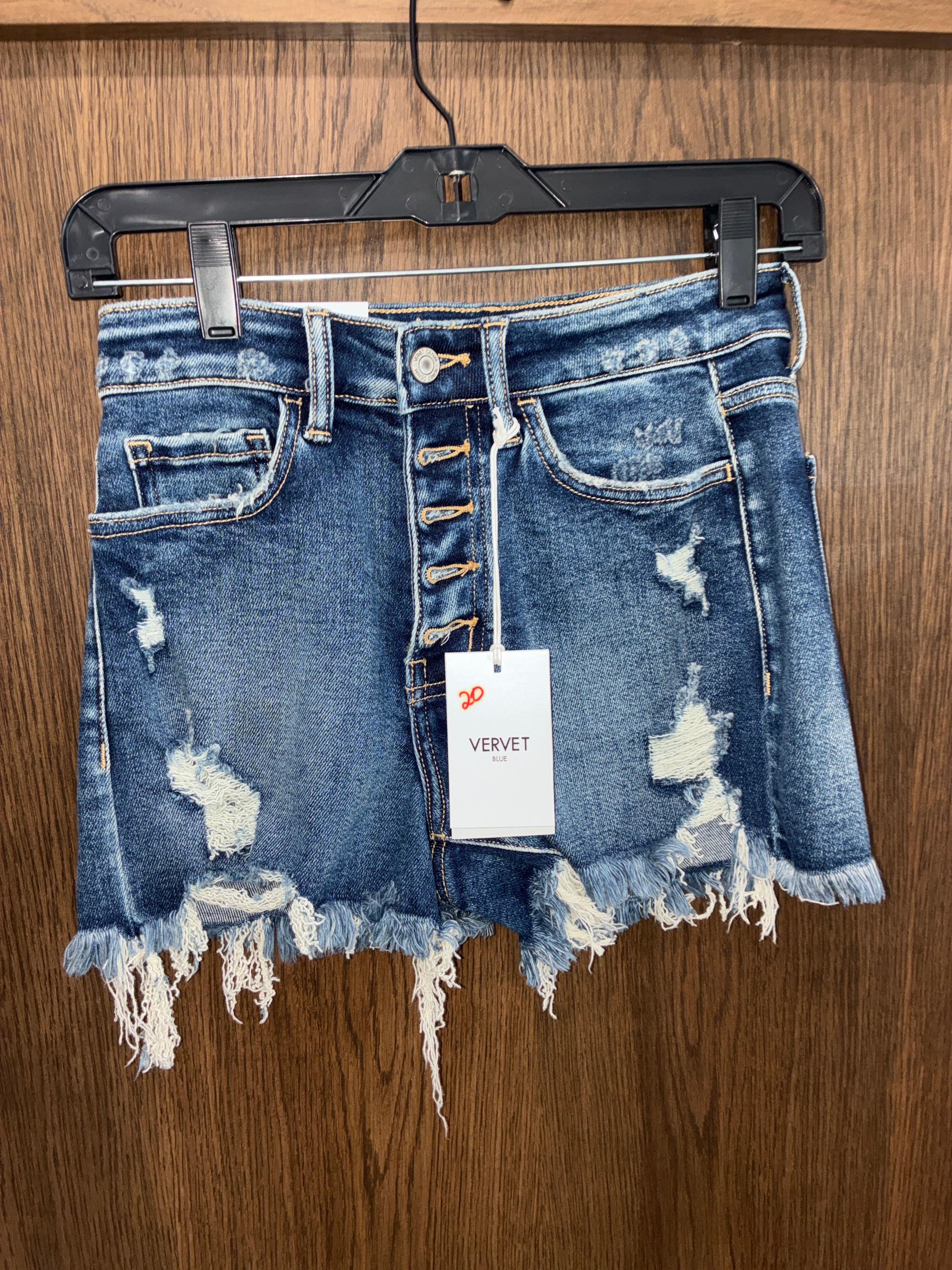 Women’s Vervet Rebecca High Rise Shorts NWT Size 2