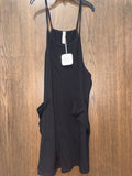 Good Girls NWT Shortie Romper Overall Jumpsuit YL 12/14 Black