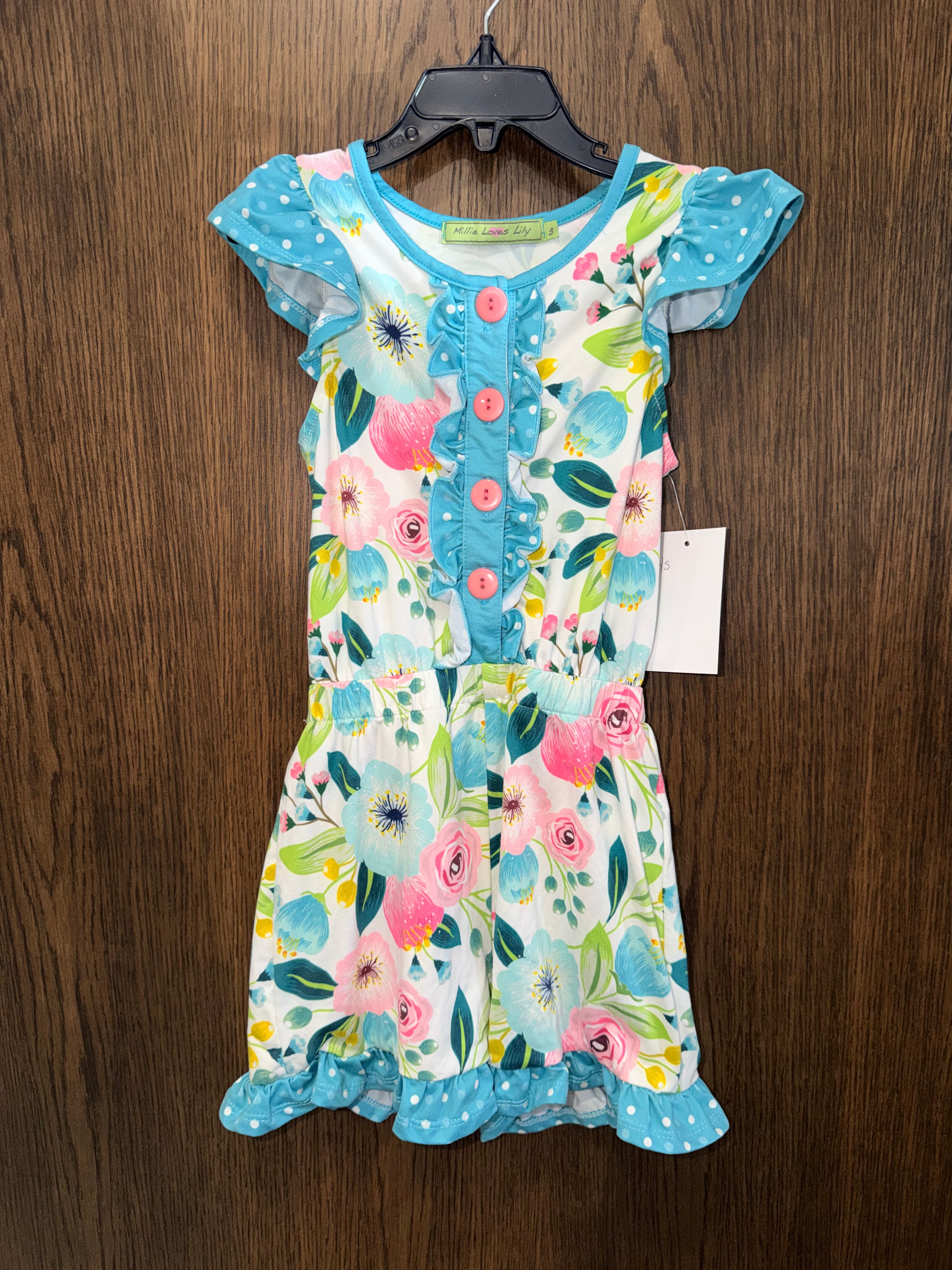 Millie Loves Lillie Boutique Romper Size 5 EUC