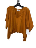 NWOT Boutique Women’s Bucket List Crop V-Neck Shirt Size L Large