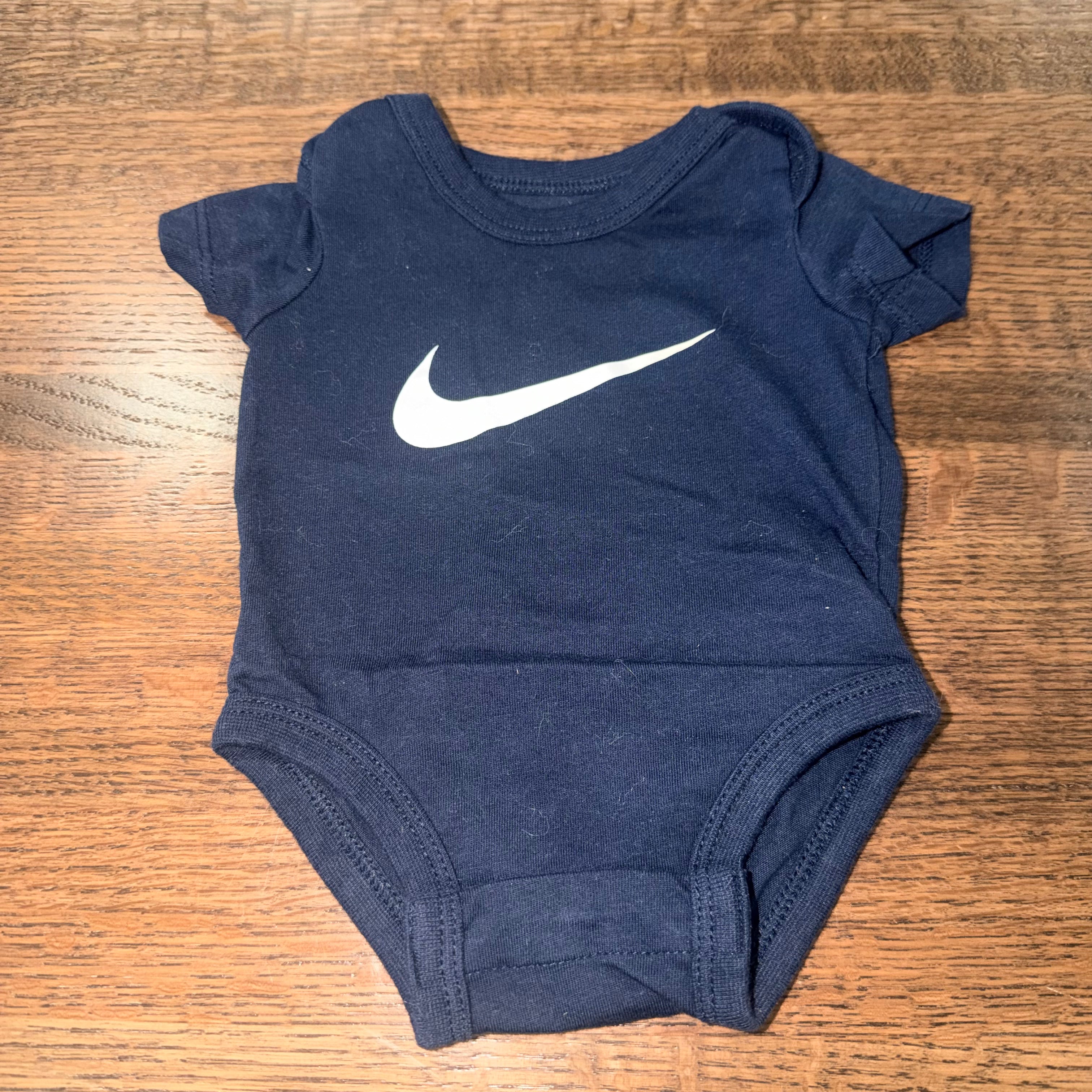 Nike Baby Boys Navy Onesie Newborn New Condition