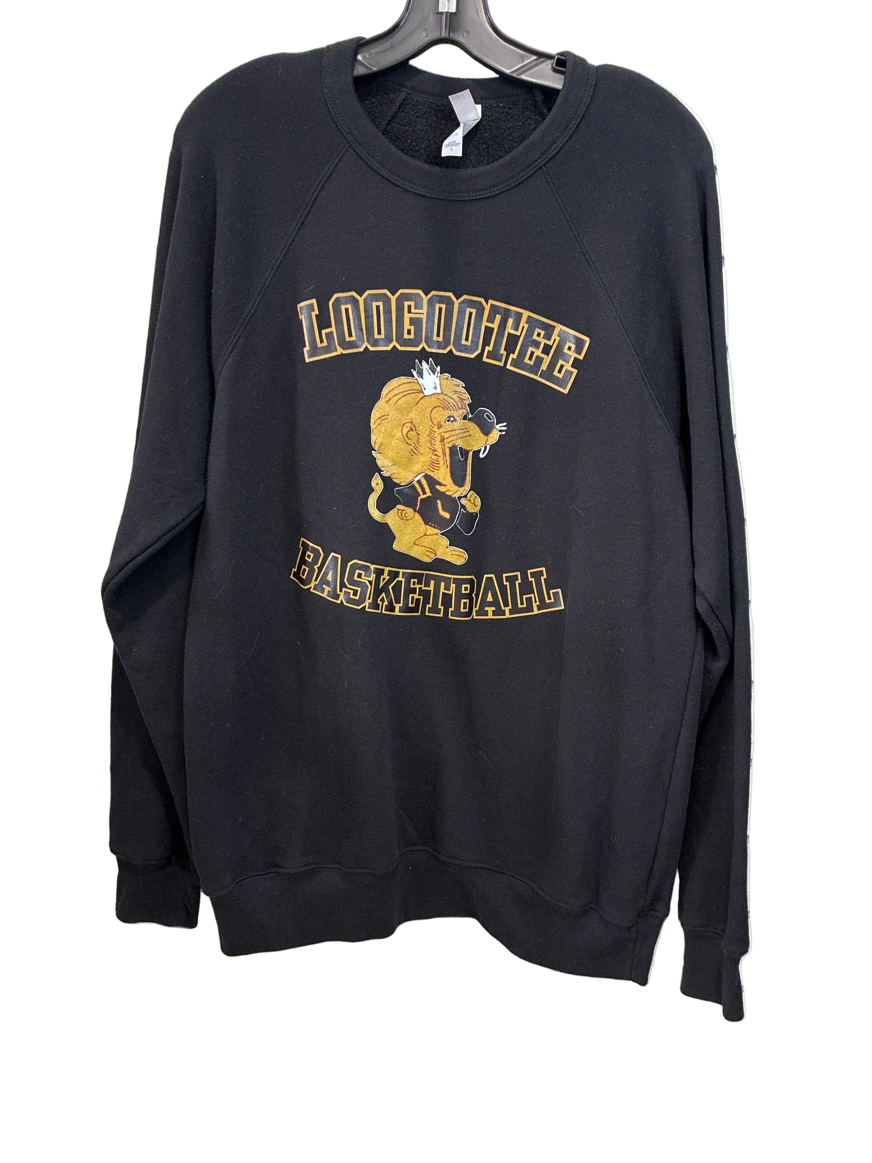 Women’s Loogootee Lions Basketball Crewneck Size L Large