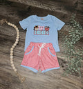 NWT Boutique Abby & Evie Farm EIEIO 2pc Set ~ Size 4